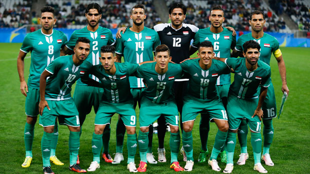 The Iraq starting XI against South Africa in Rio.