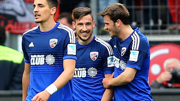 Mat Leckie scored for Ingolstadt in Germany overnight.