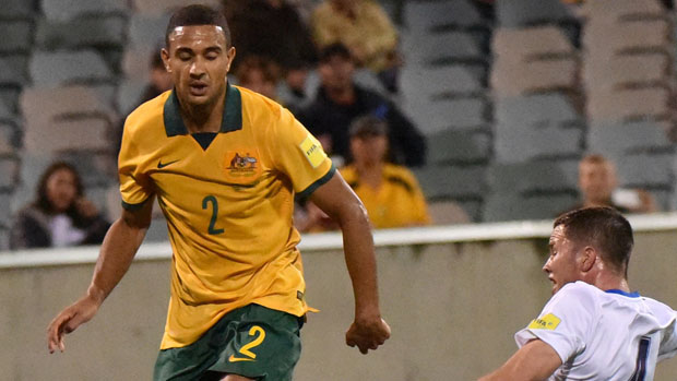James Meredith was outstanding in his debut for the Socceroos.
