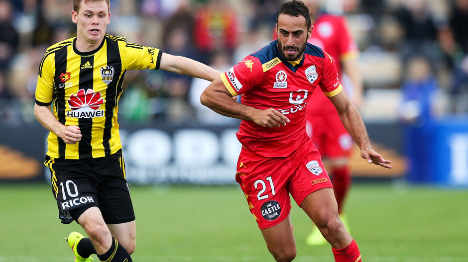 6. Tarek Elrich: Adelaide United, 75 tackles in total with 81.3 percent won = 61 tackles won