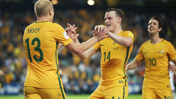 The Socceroos thrashed Jordan 5-1 in Sydney on Tuesday night.