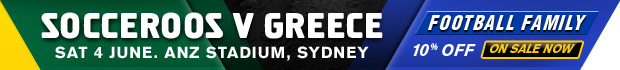 Socceroos v Greece banner