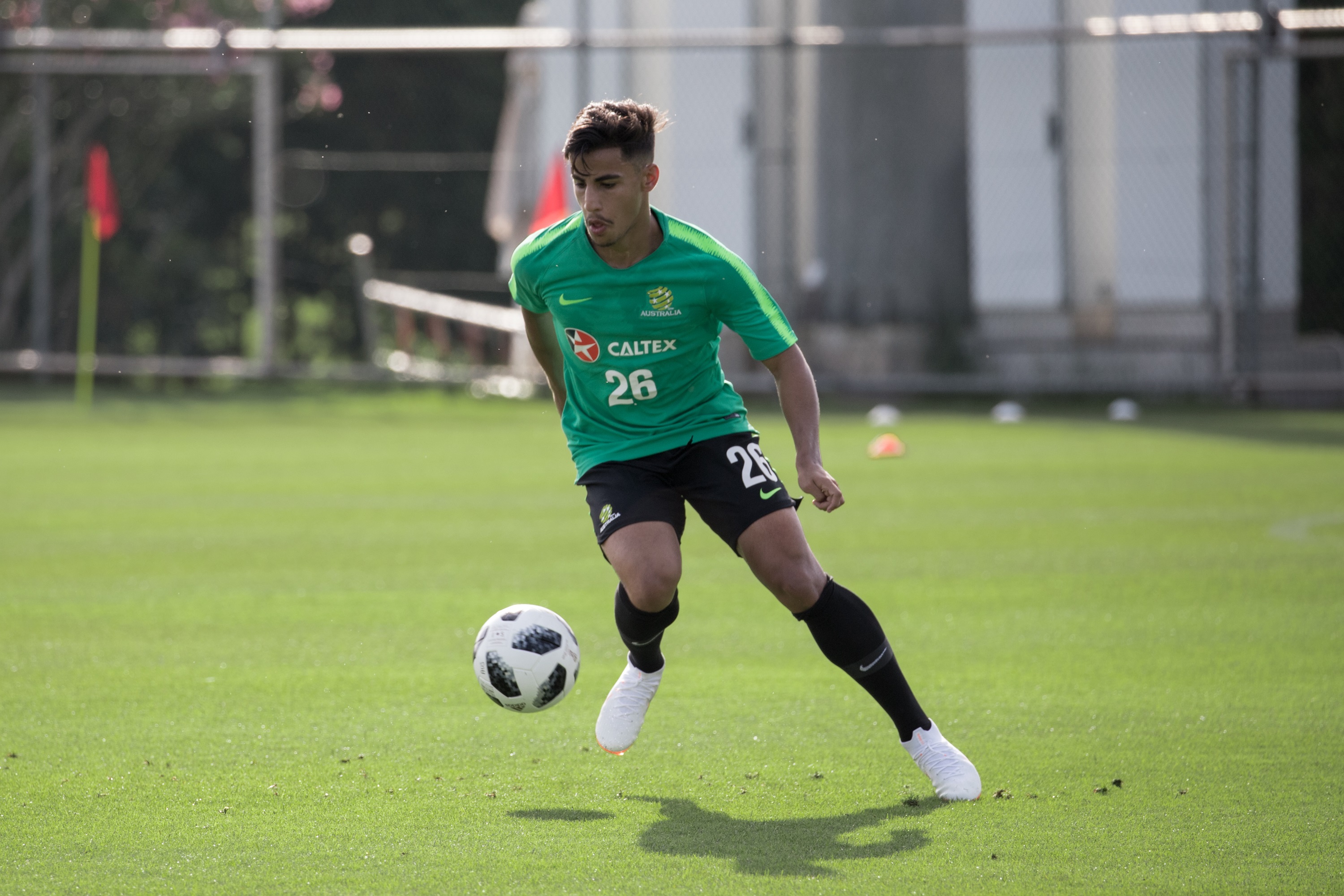 Daniel Arzani in Socceroos camp Daniel Arzani in Socceroos camp