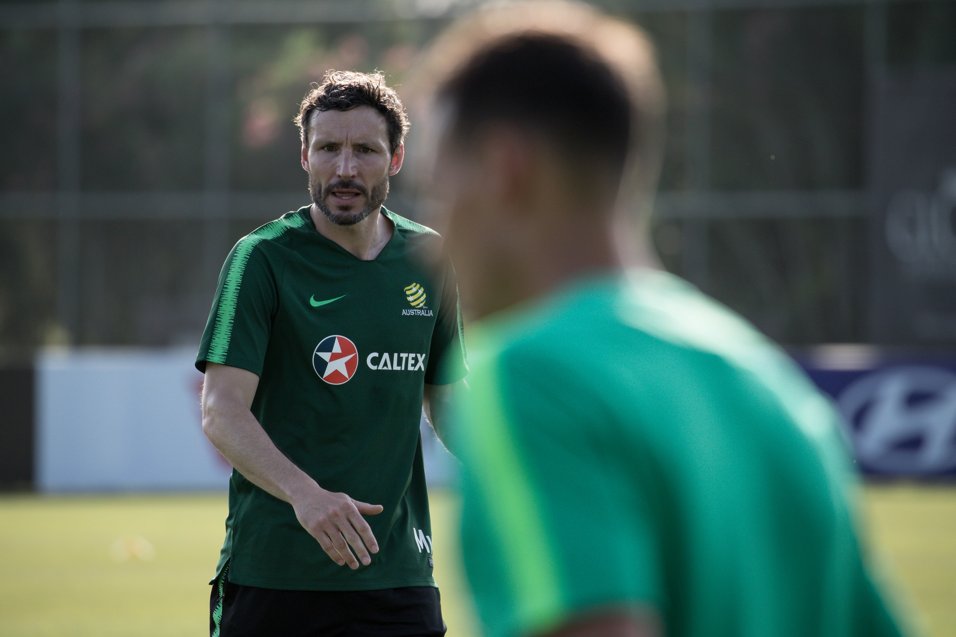 Socceroos assistant coach Mark van Bommel Socceroos assistant coach Mark van Bommel
