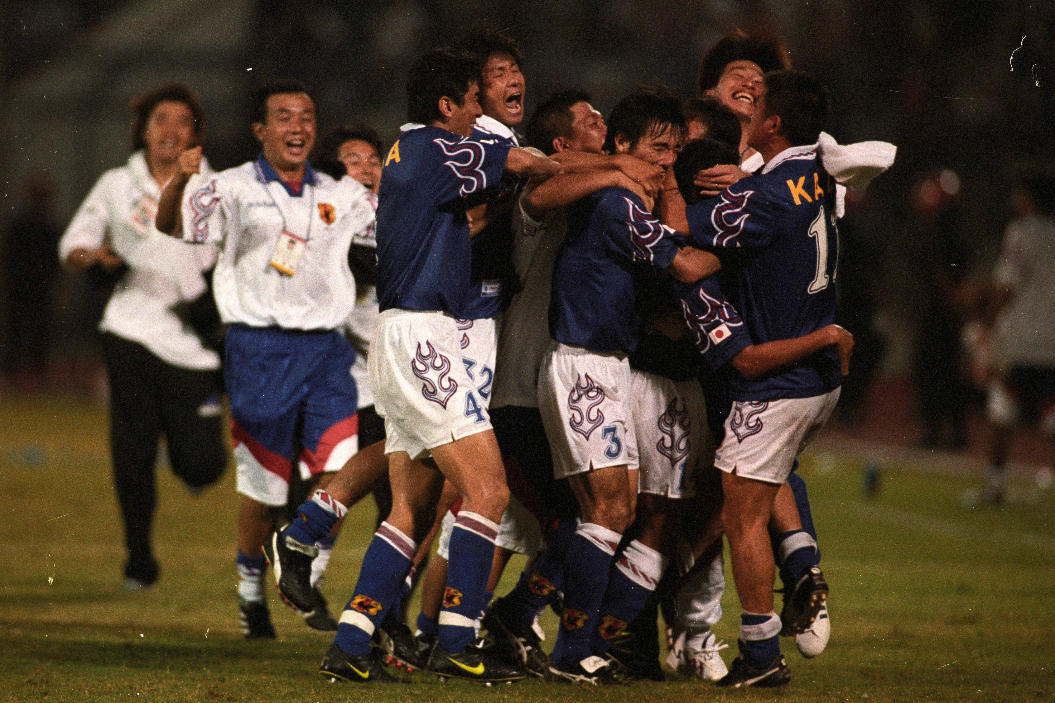 Japan beat Iran to book their spot in the 1998 FIFA World Cup in France. Japan beat Iran to book their spot in the 1998 FIFA World Cup in France.