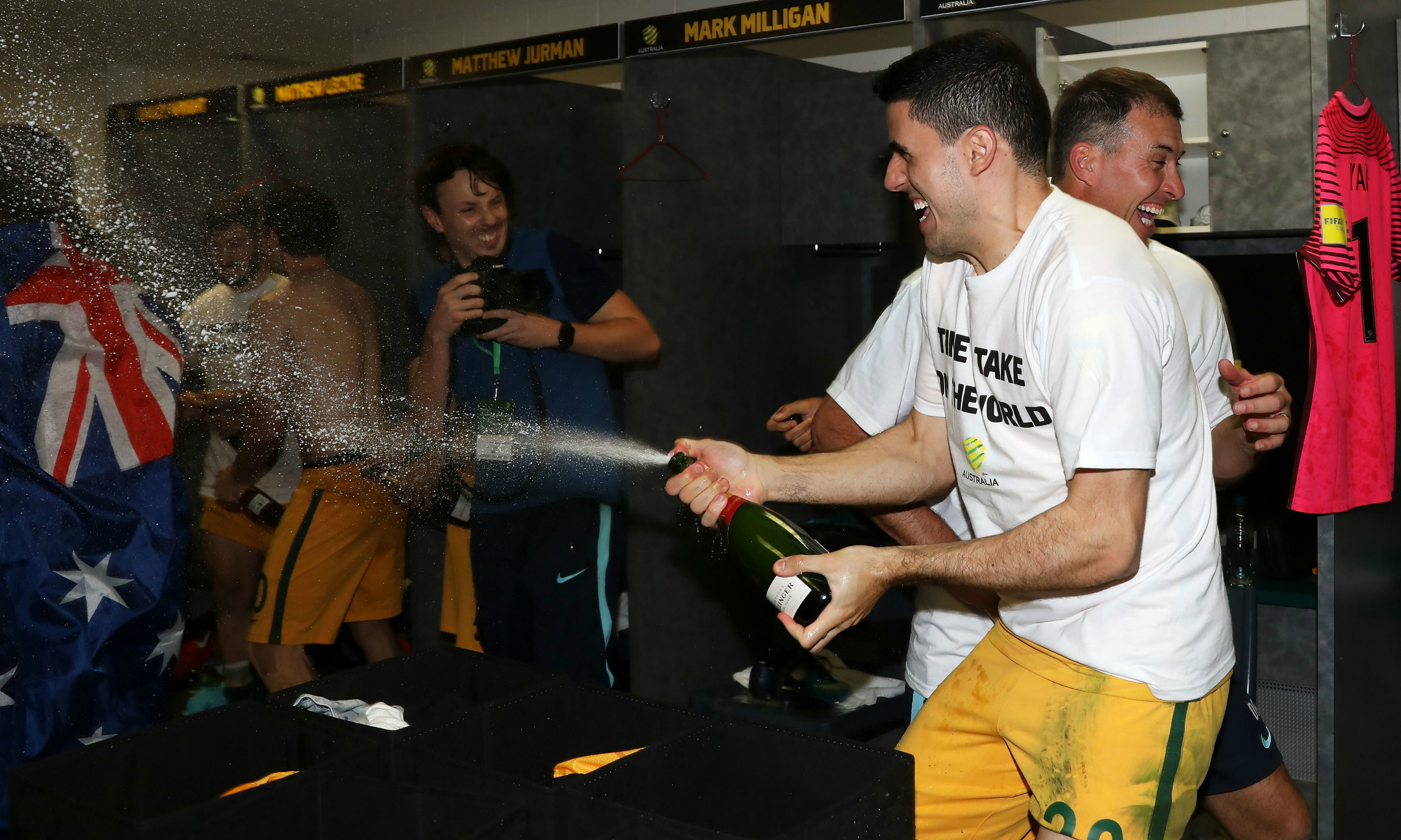 Tom Rogic champagne Tom Rogic champagne