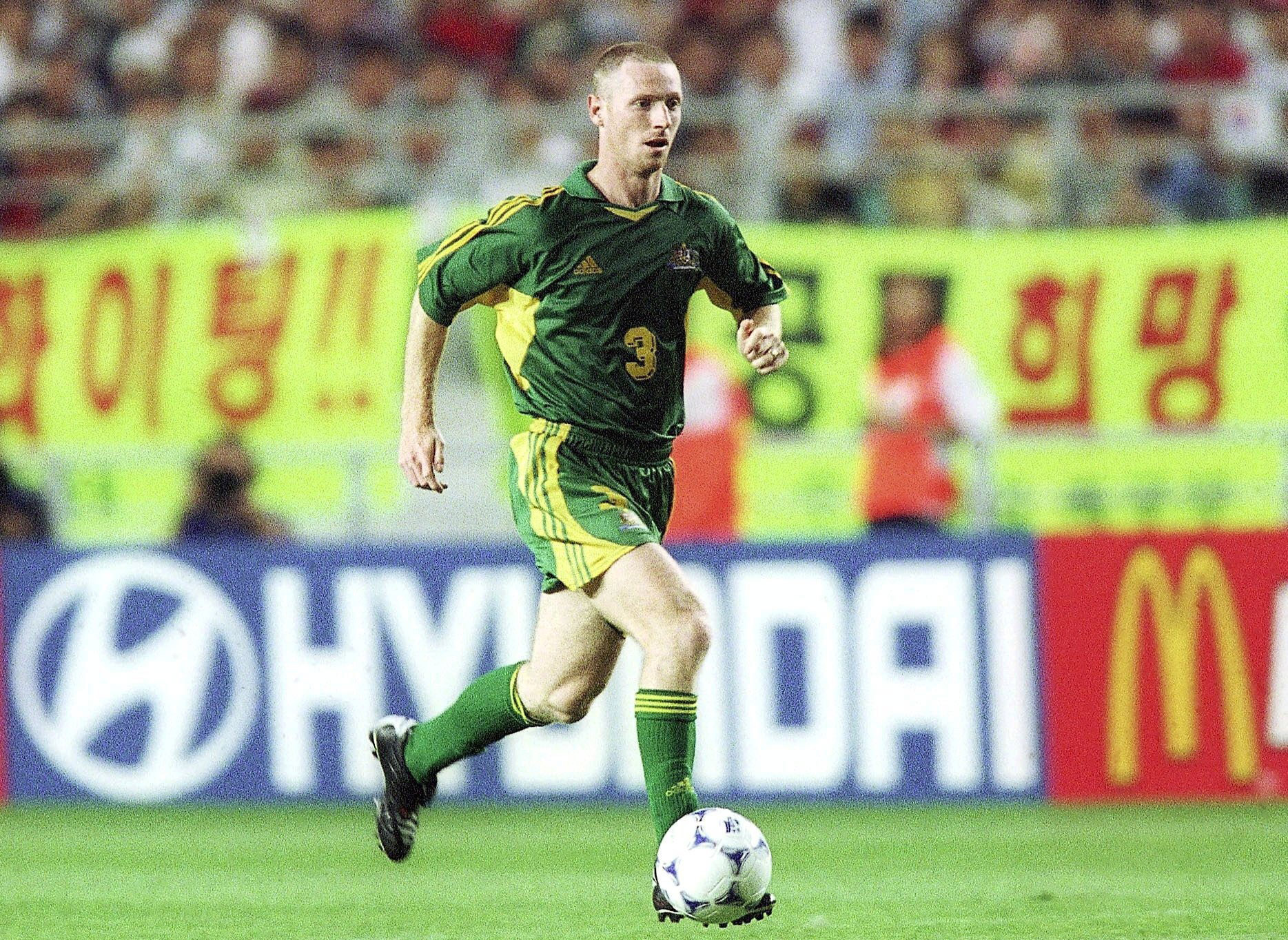 Craig Moore scored in Australia's 3-0 win over Hungary in 2000. Craig Moore scored in Australia's 3-0 win over Hungary in 2000.