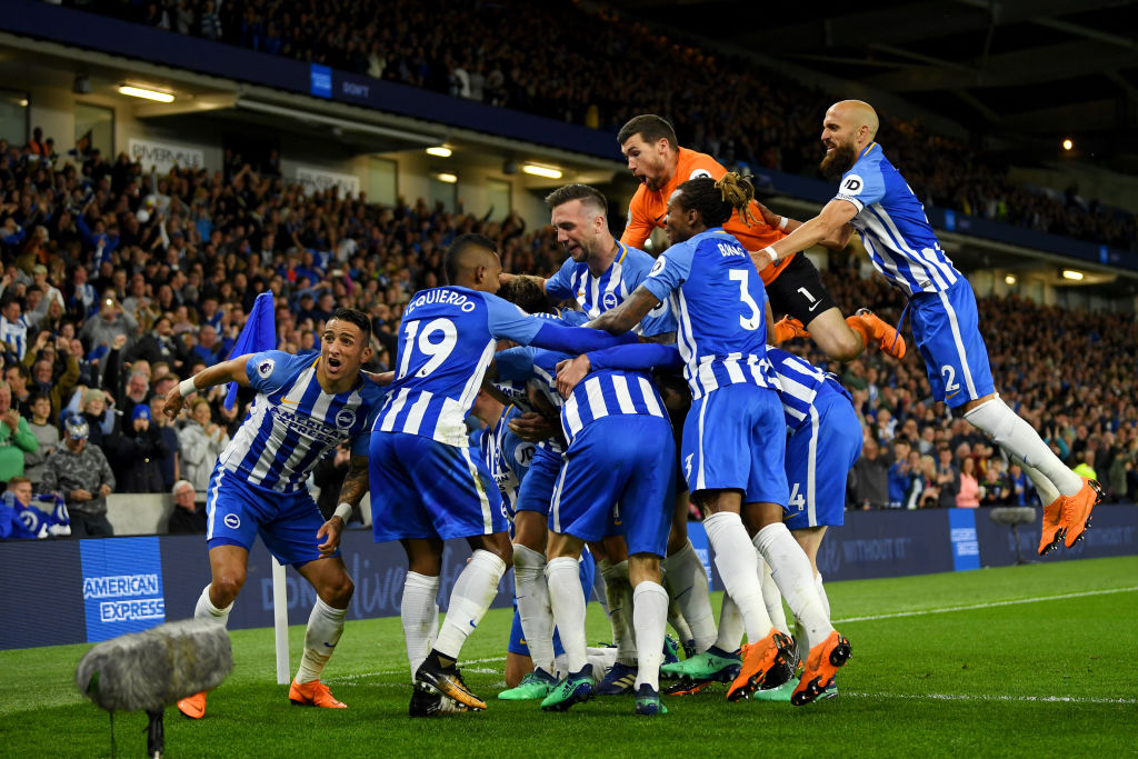 Mathew Ryan celebrates with his teammates after beating Manchester United Mathew Ryan celebrates with his teammates after beating Manchester United