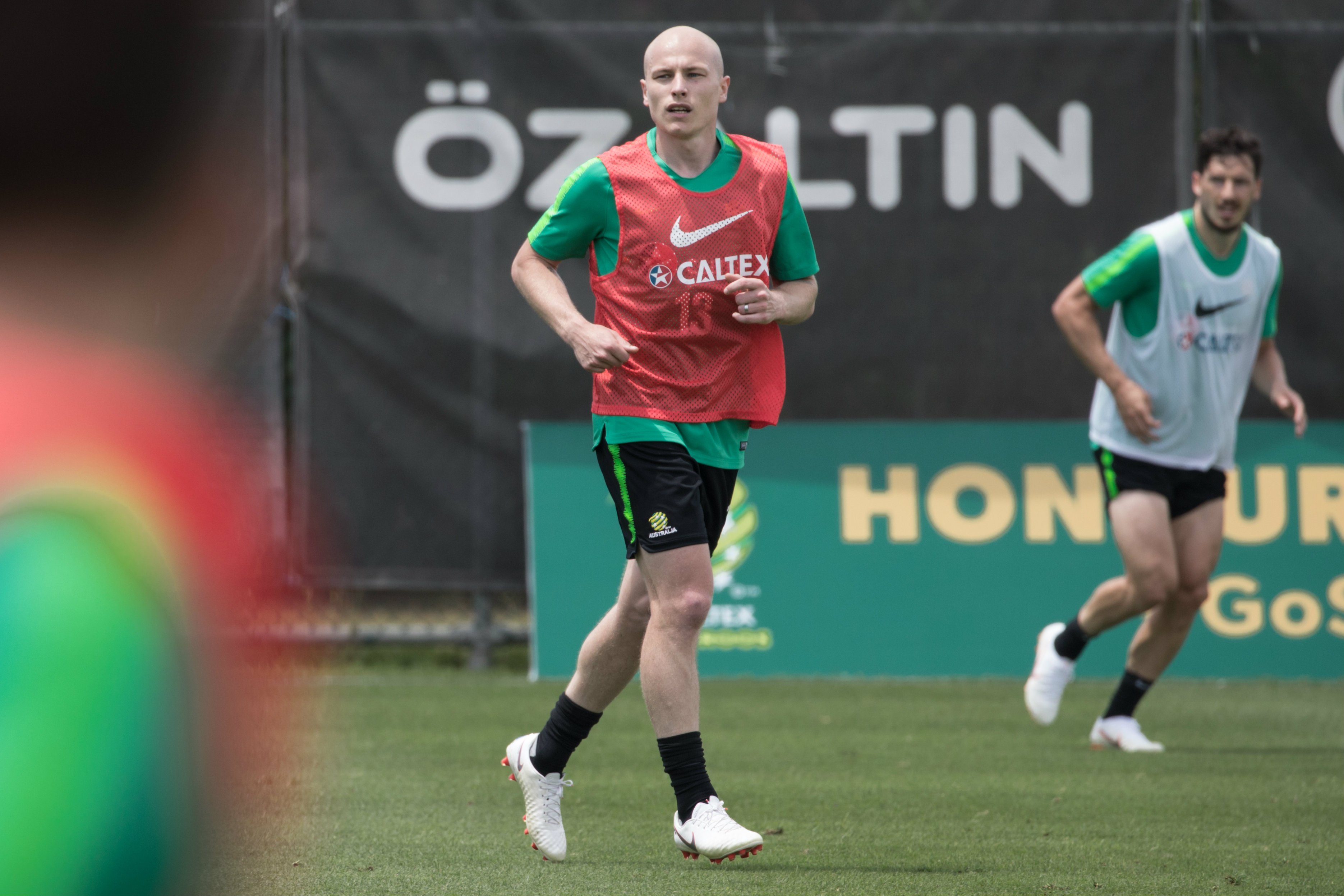 Caltex Socceroos midfielder Aaron Mooy. Caltex Socceroos midfielder Aaron Mooy.