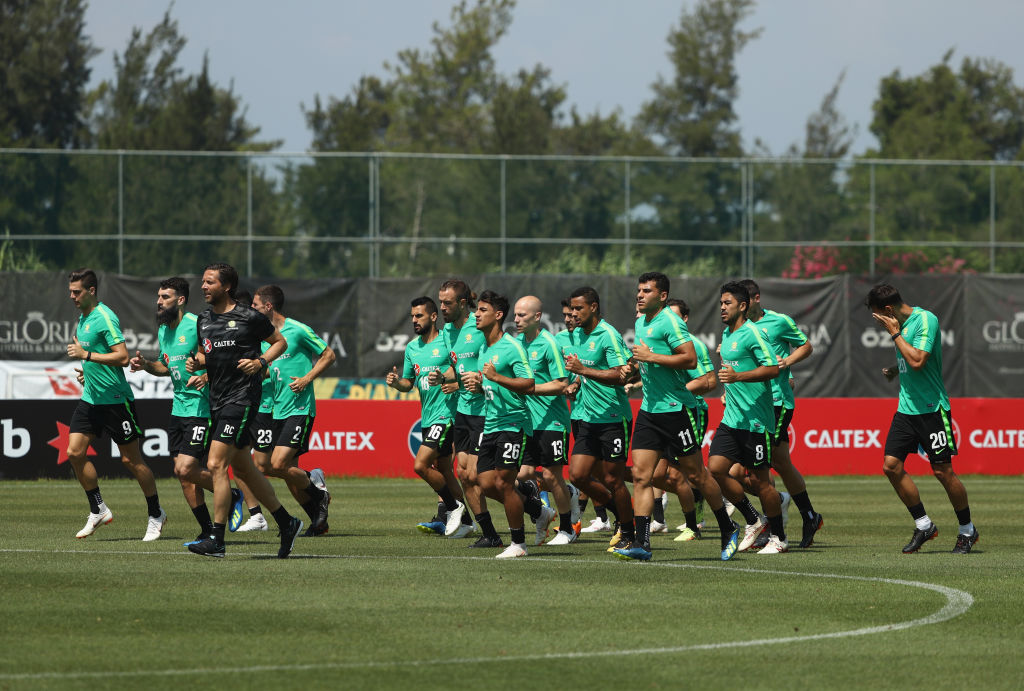 Socceroos in Turkey, training Socceroos in Turkey, training