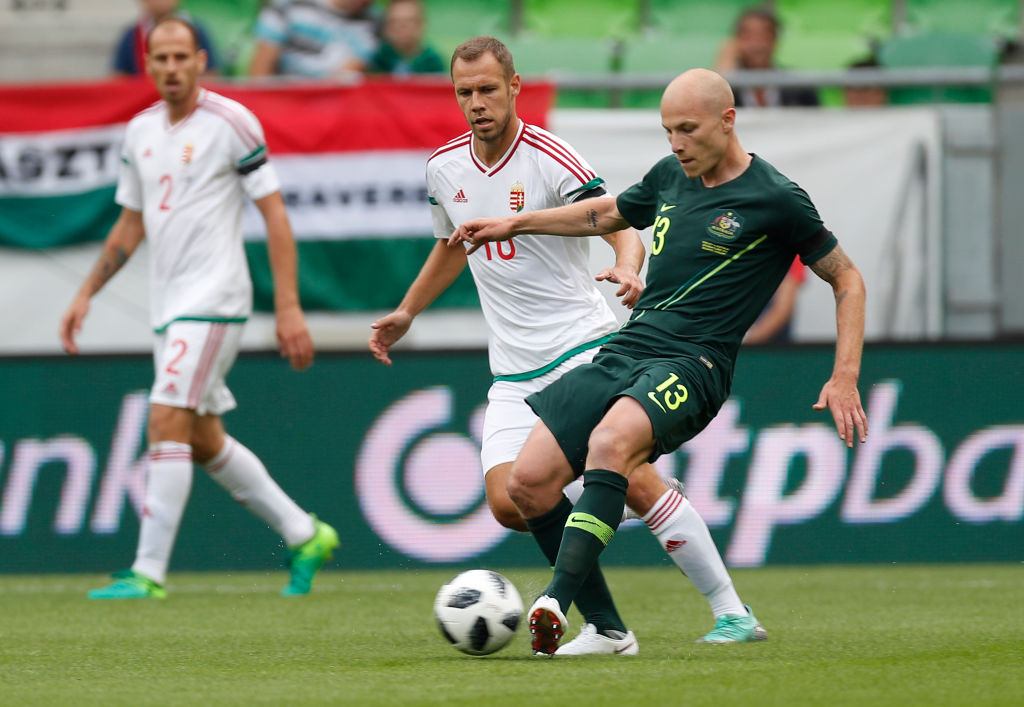 Aaron Mooy against Hungary Aaron Mooy against Hungary