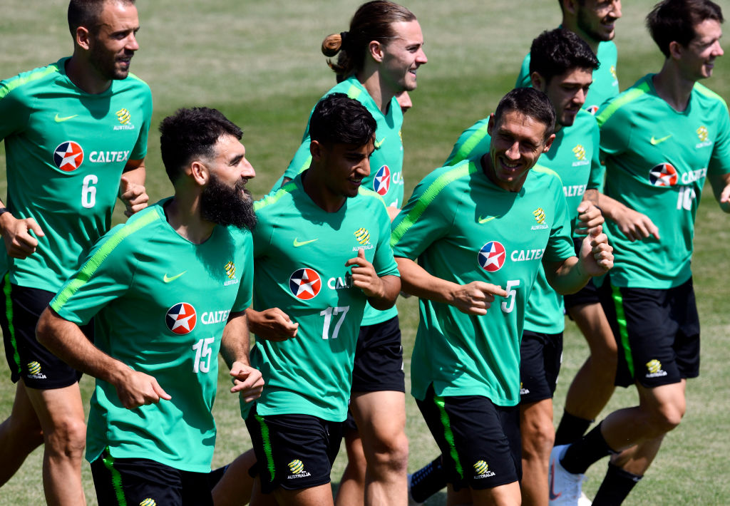 Socceroos training Socceroos training