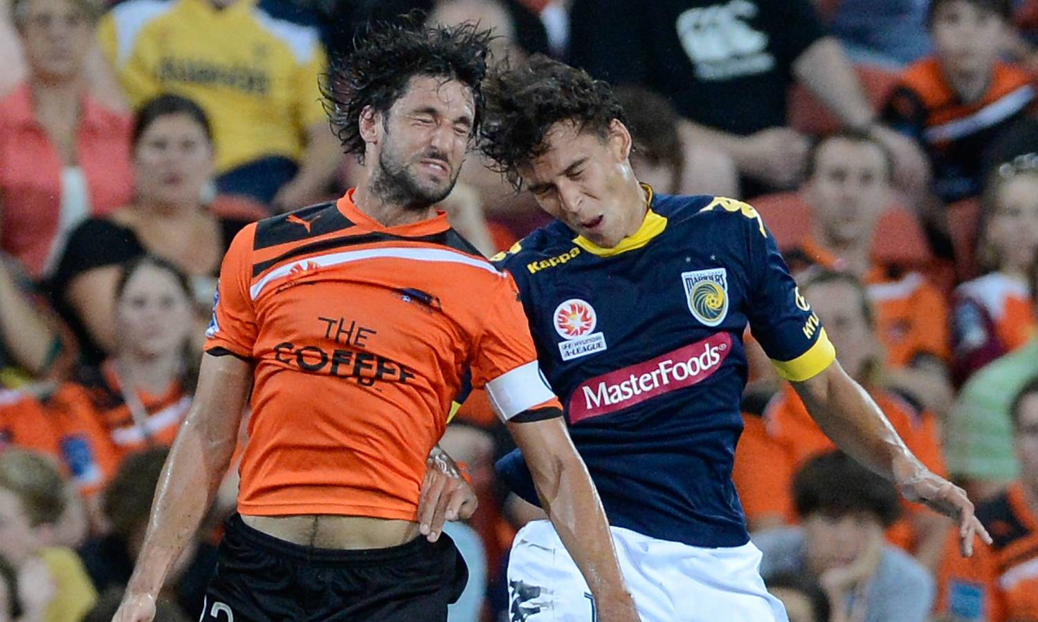 Thomas Broich and Trent Sainsbury Thomas Broich and Trent Sainsbury