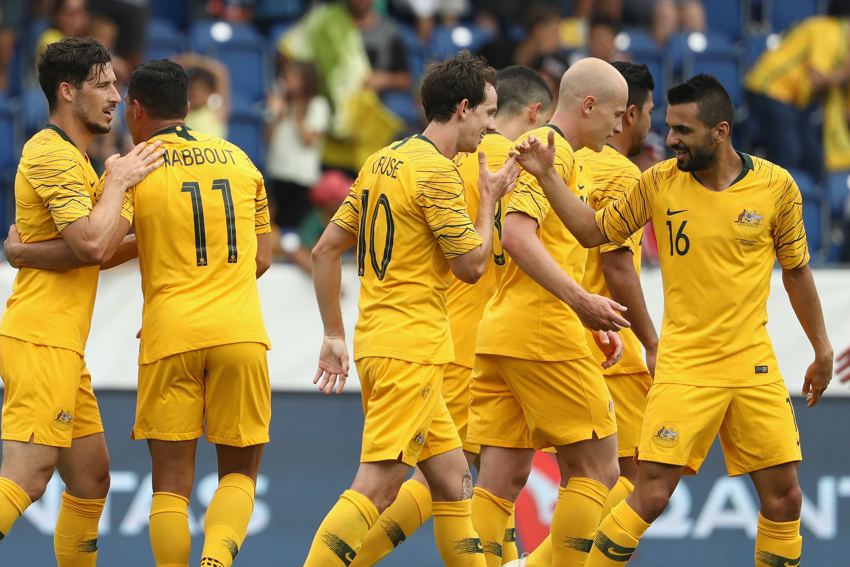 Caltex Socceroos celebrate Caltex Socceroos celebrate
