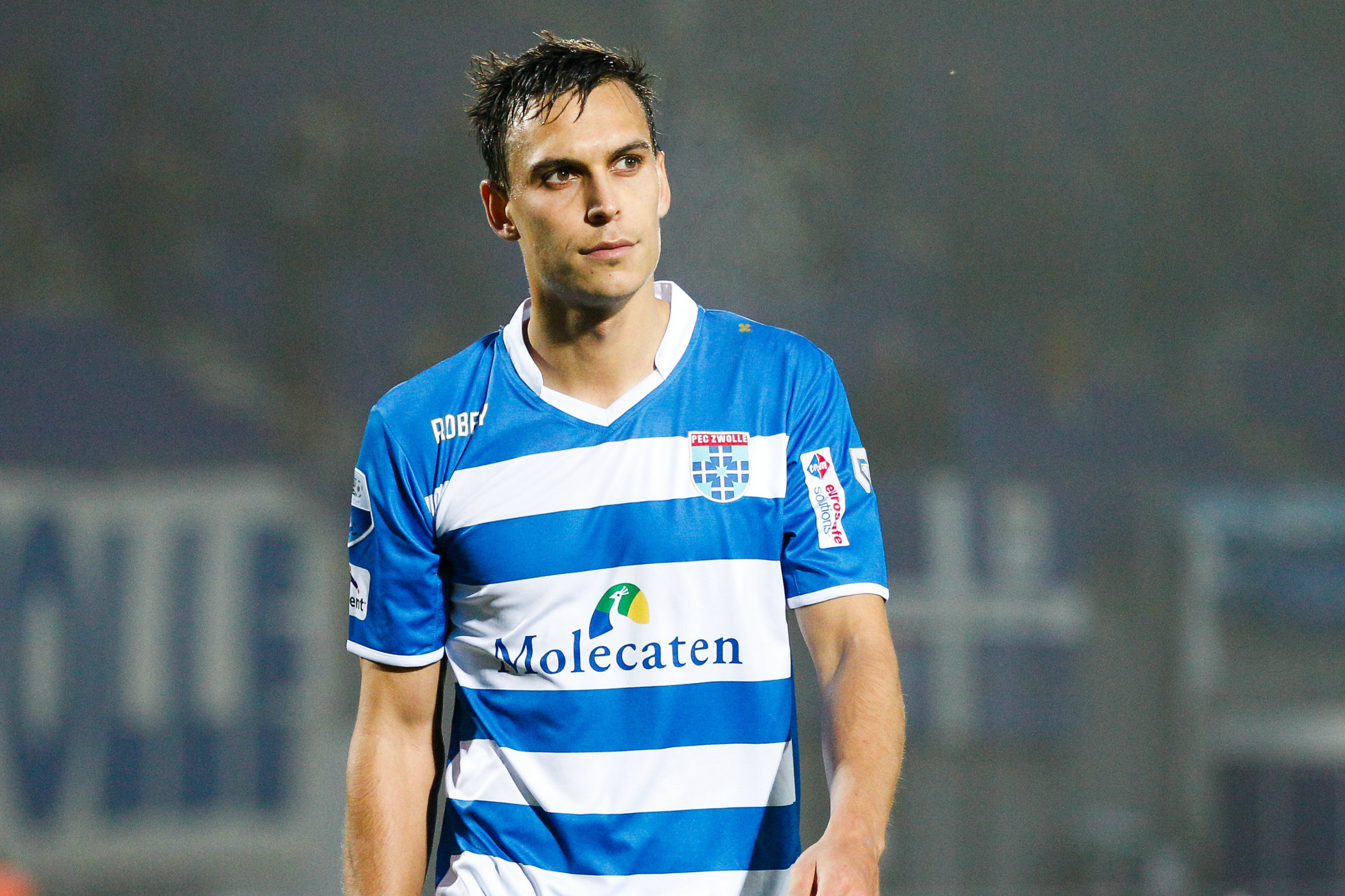 Trent Sainsbury in action for PEC Zwolle. Trent Sainsbury in action for PEC Zwolle.