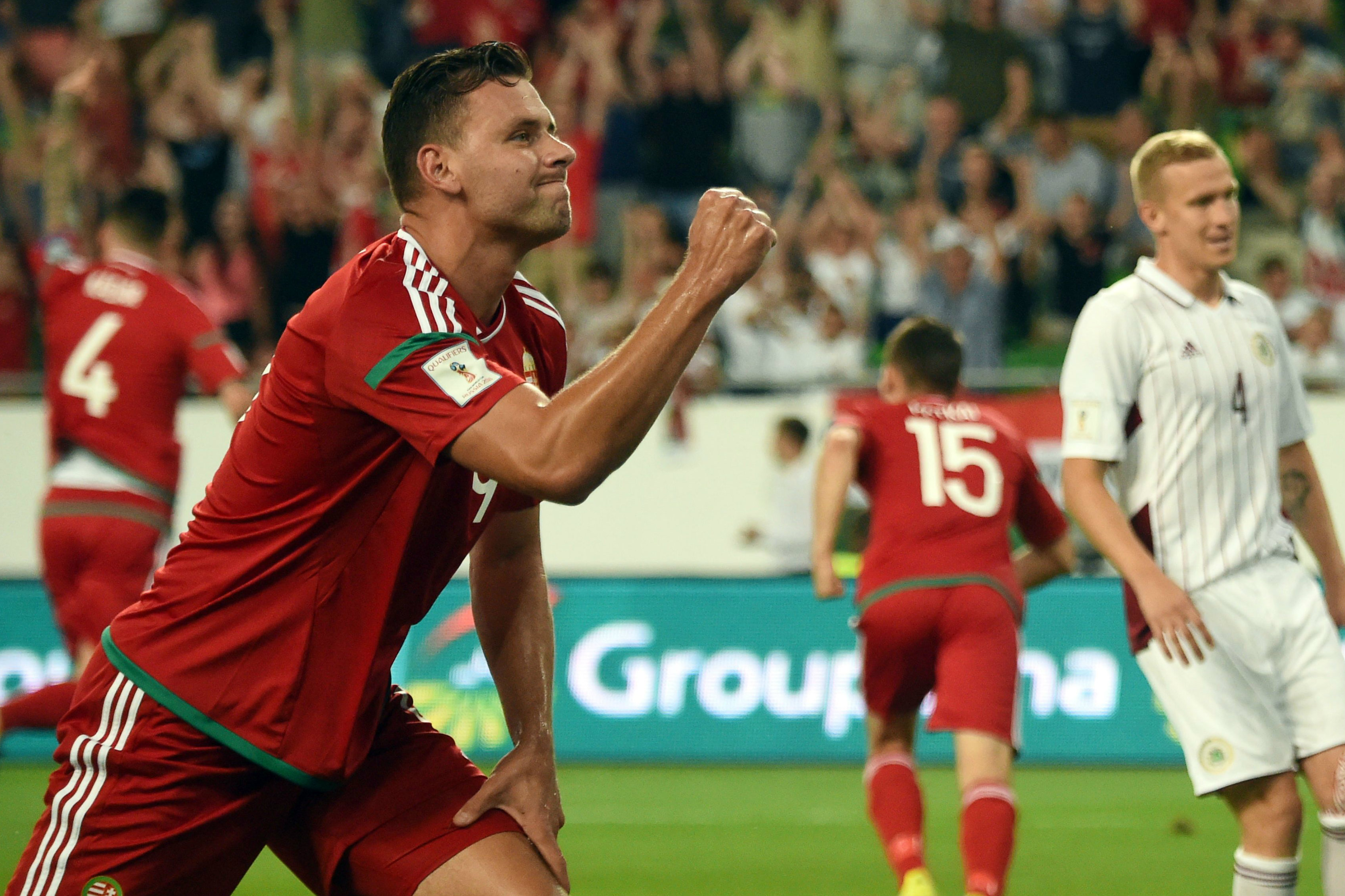 Hungary striker Adam Szalai. Hungary striker Adam Szalai.