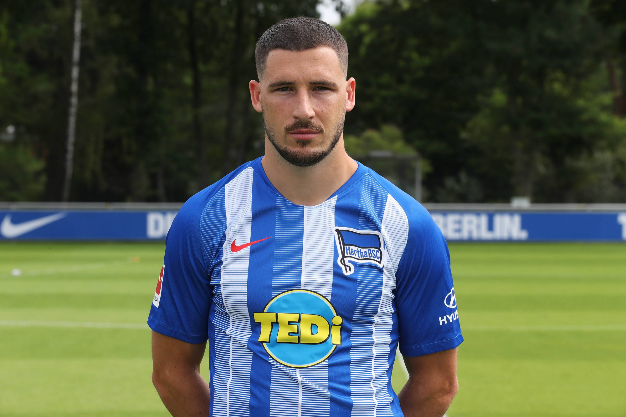 Mathew Leckie in pre-season with Hertha Berlin Mathew Leckie in pre-season with Hertha Berlin
