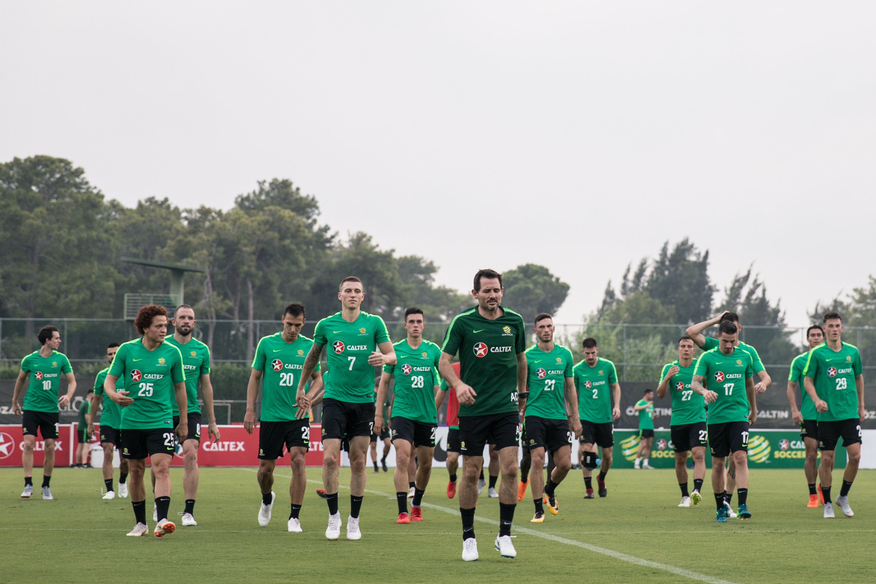 Caltex Socceroos training Caltex Socceroos training