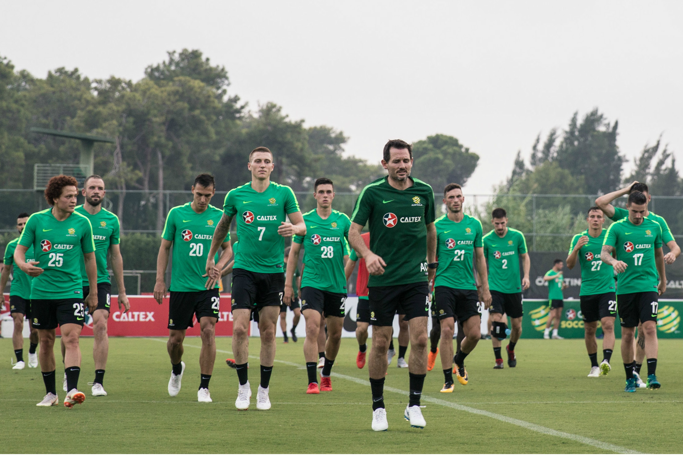 Caltex Socceroos training Caltex Socceroos training