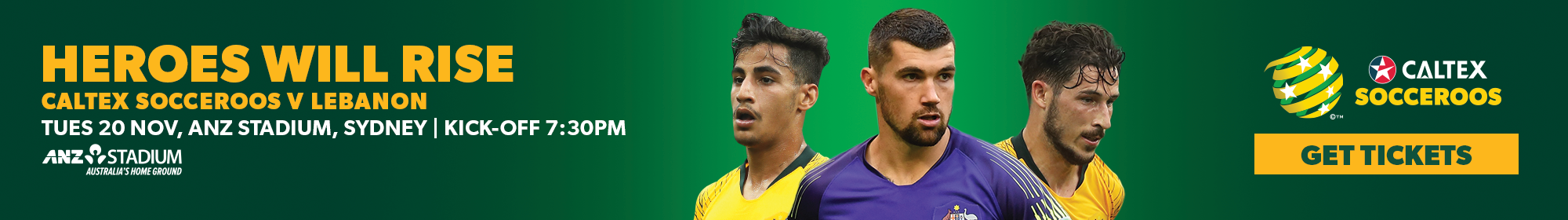 Caltex Socceroos v Lebanon Caltex Socceroos v Lebanon