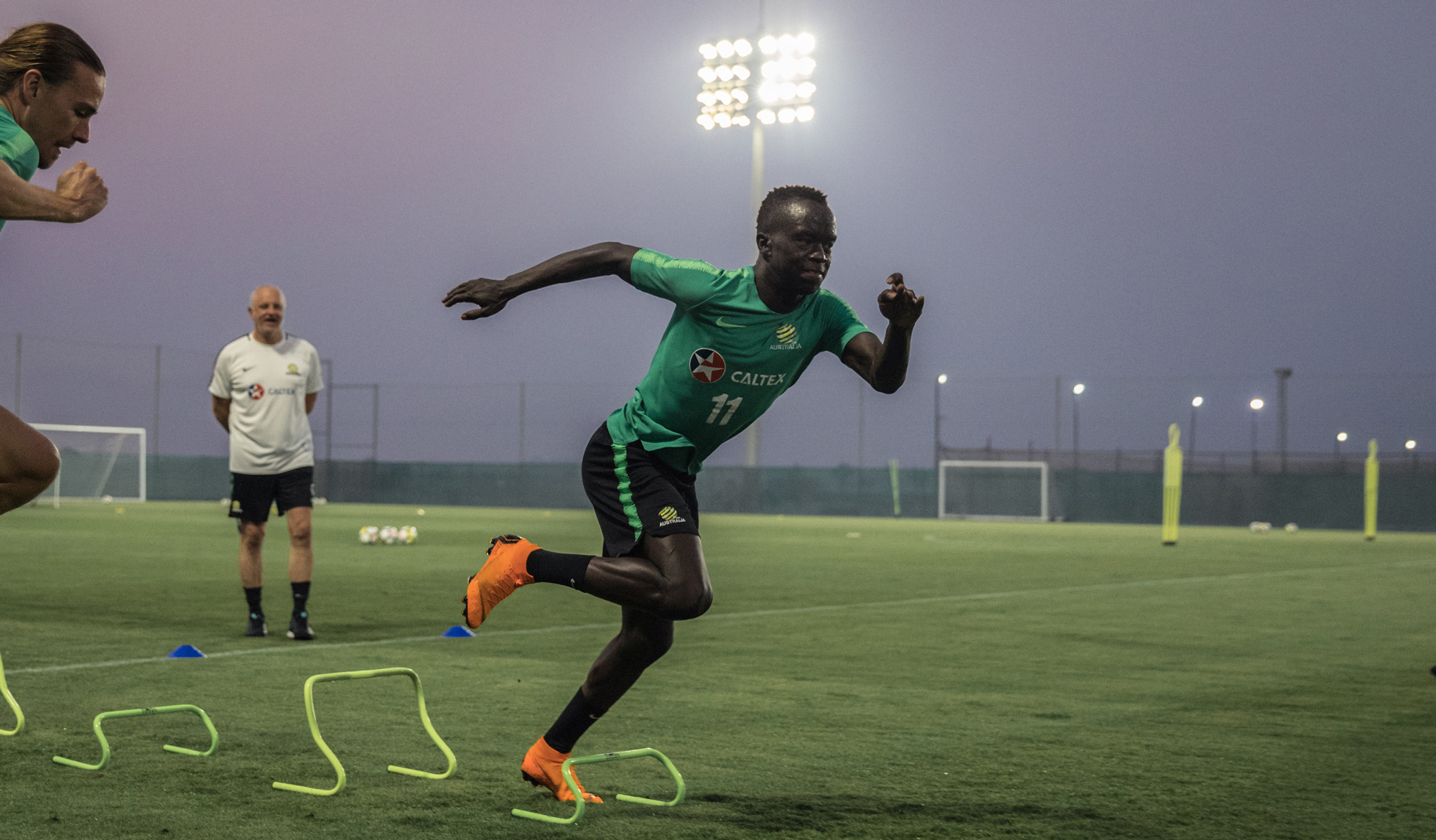 Awer Mabil training in Dubai Awer Mabil training in Dubai