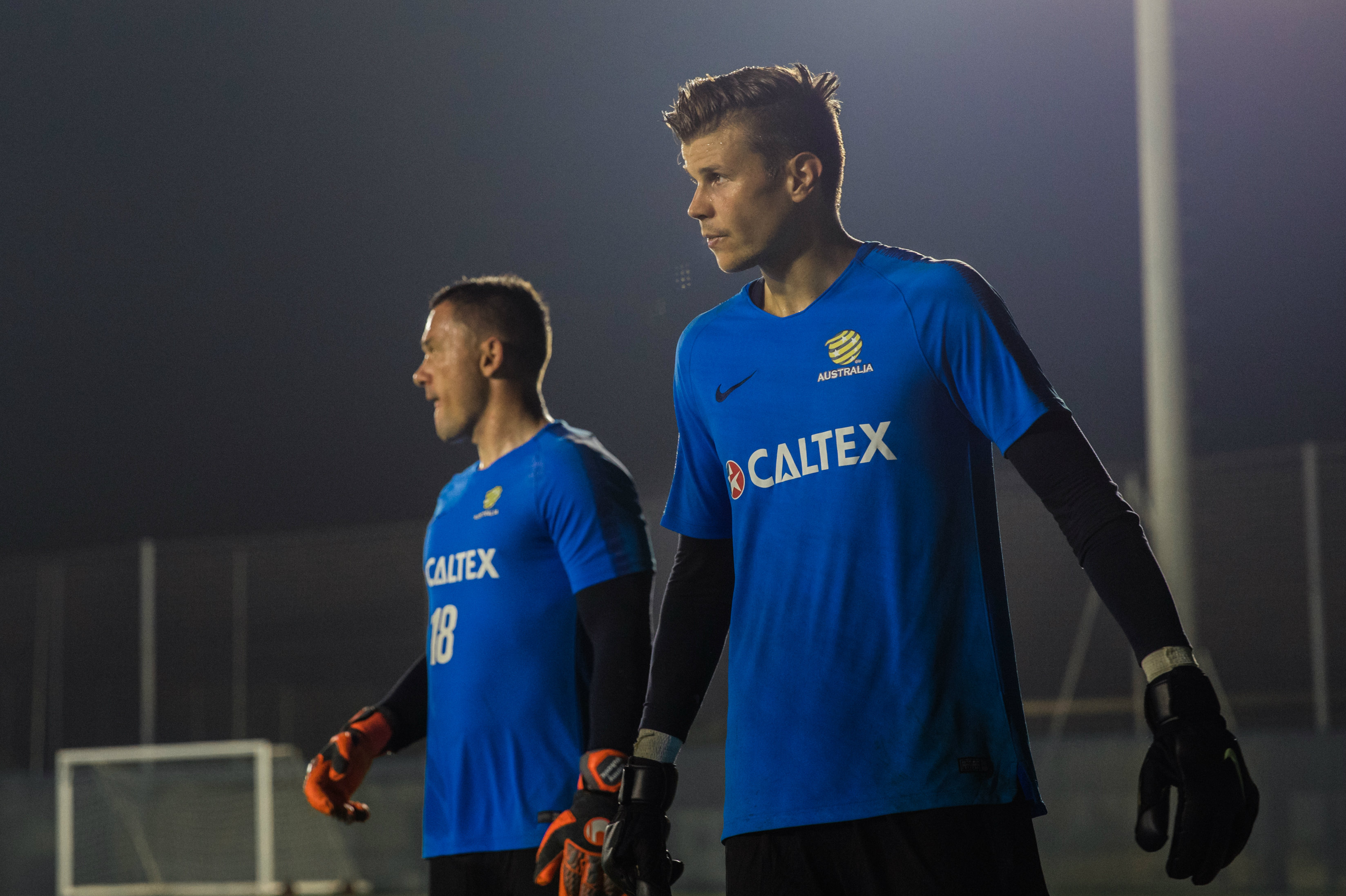 Caltex Socceroos training in Dubai Caltex Socceroos training in Dubai