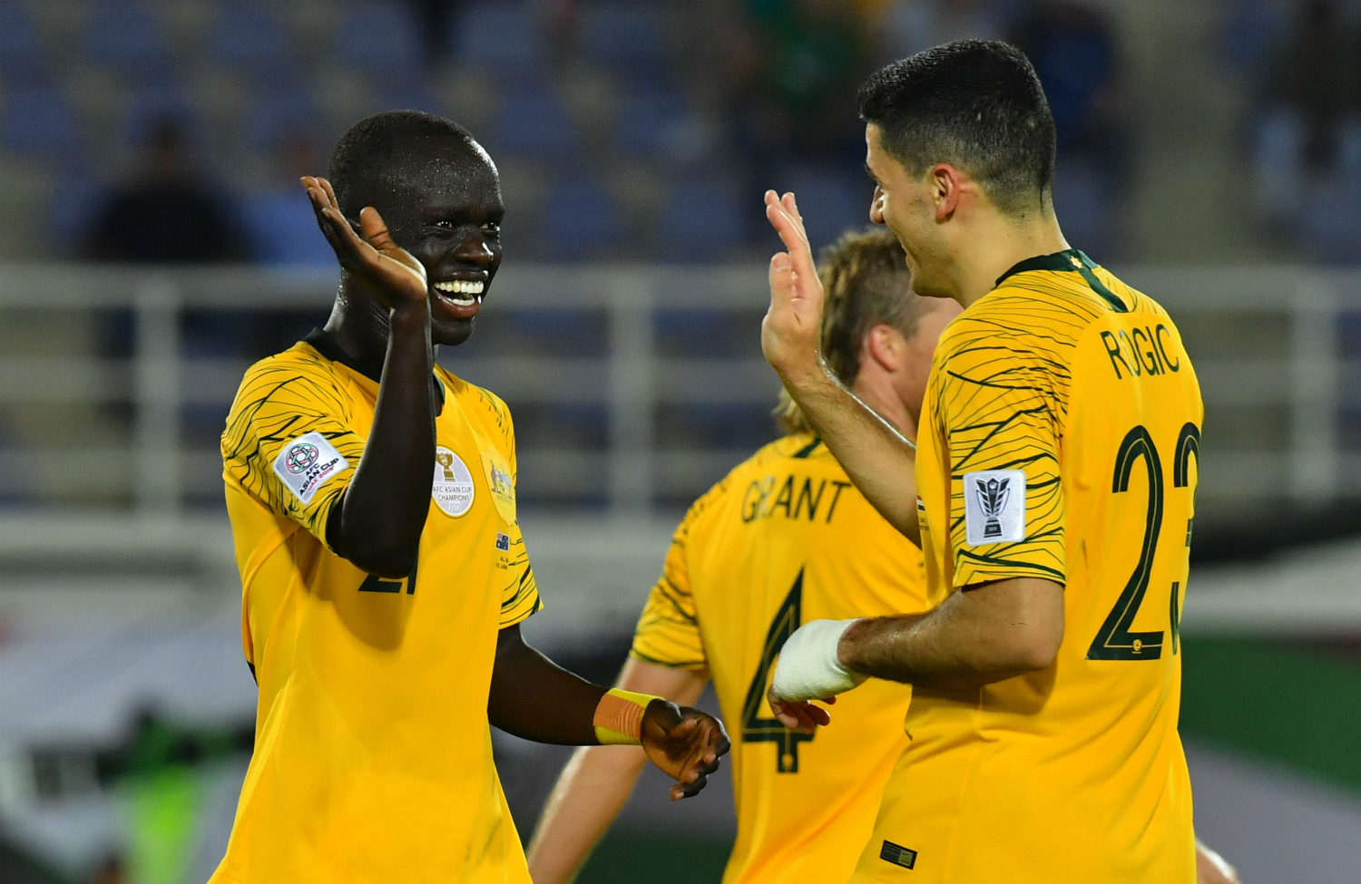 Awer Mabil and Tom Rogic (The AFC) Awer Mabil and Tom Rogic (The AFC)