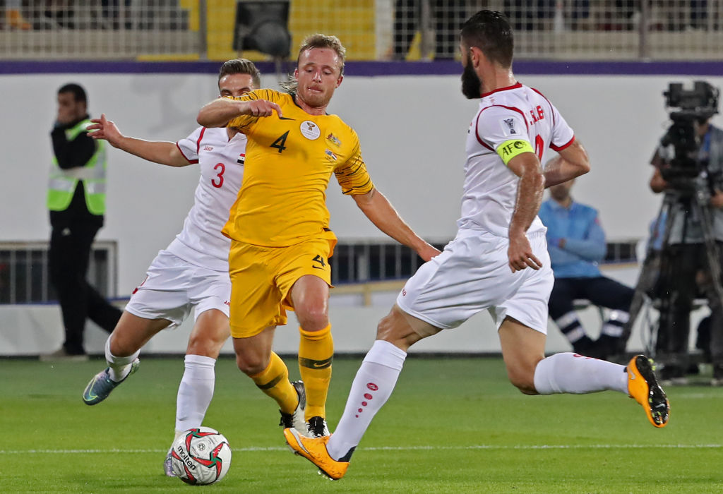 Rhyan Grant action v Syria, Asian Cup 2019 Rhyan Grant action v Syria, Asian Cup 2019