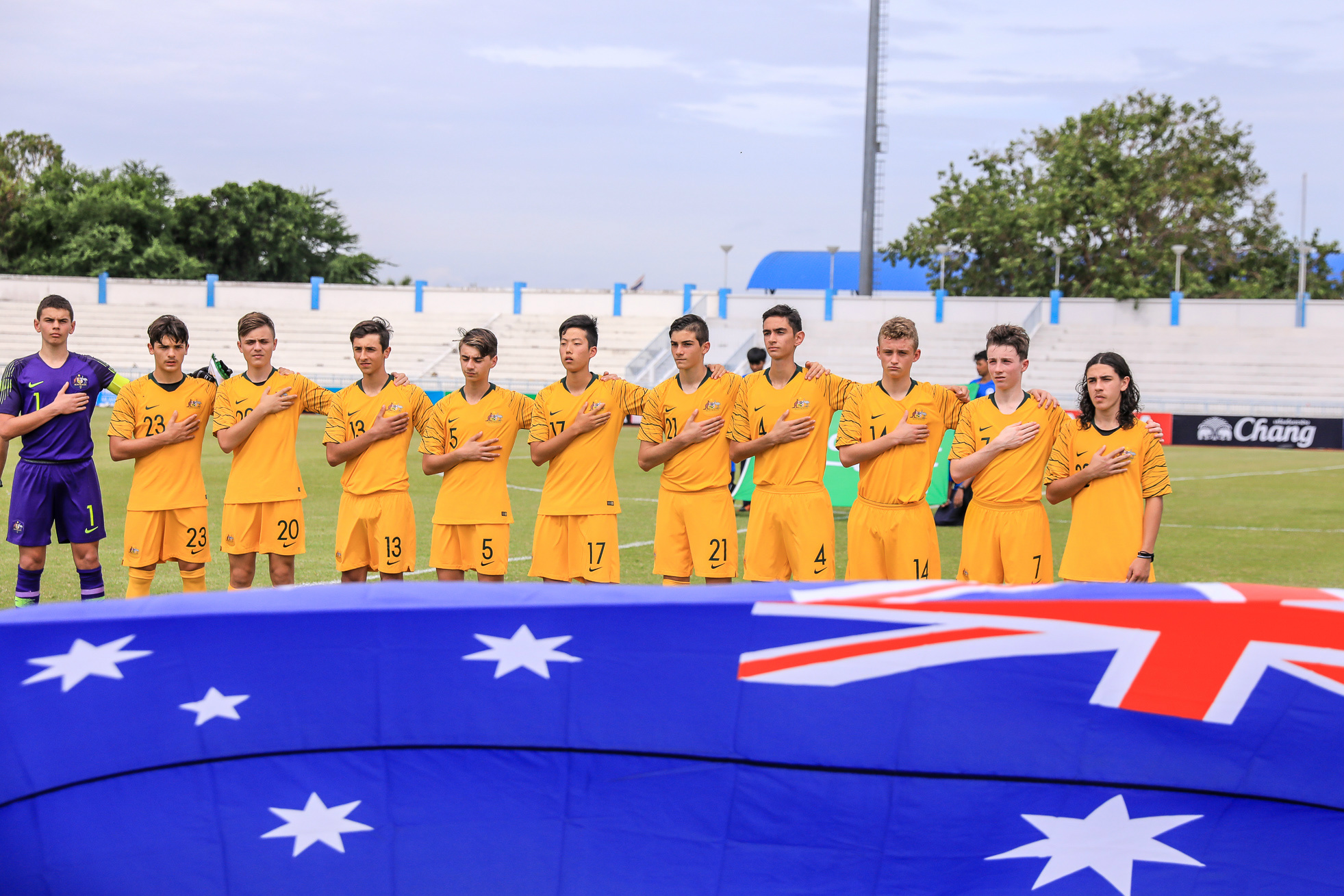 Joeys starting XI v Laos Joeys starting XI v Laos