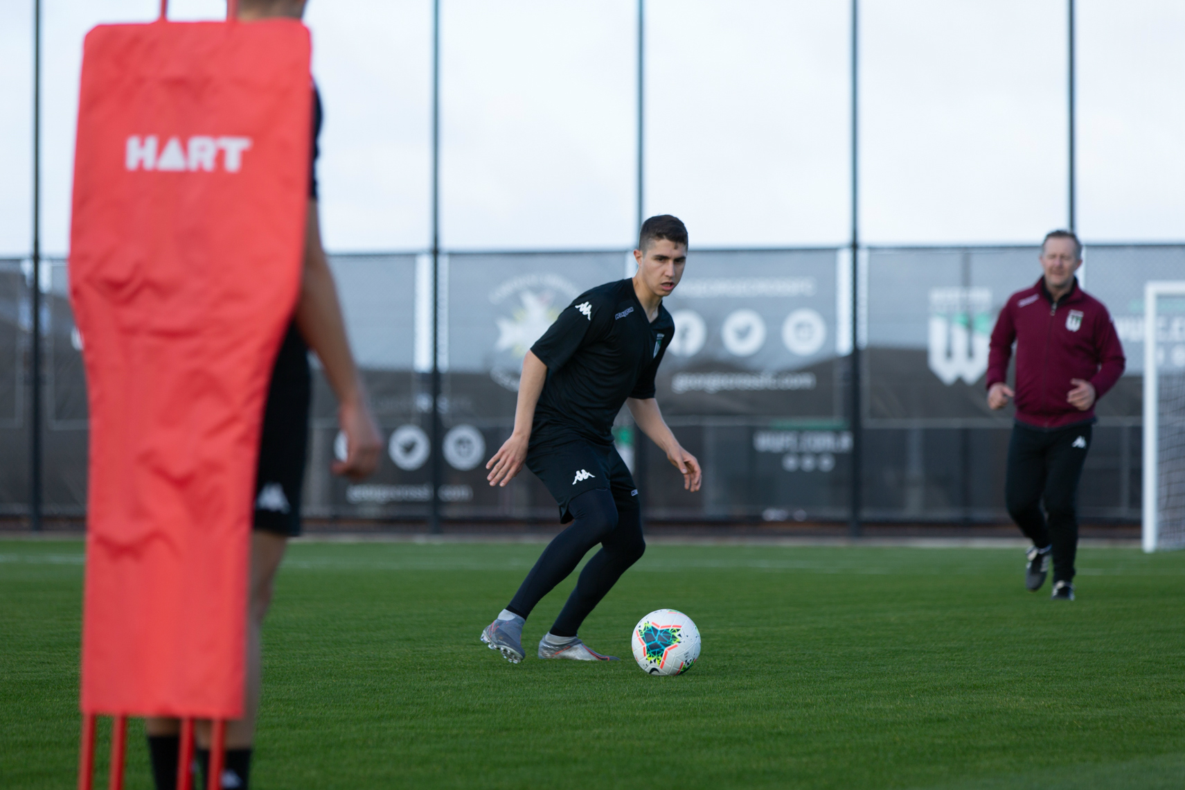 Sebastian Pasquali in training with Western United FC Sebastian Pasquali in training with Western United FC