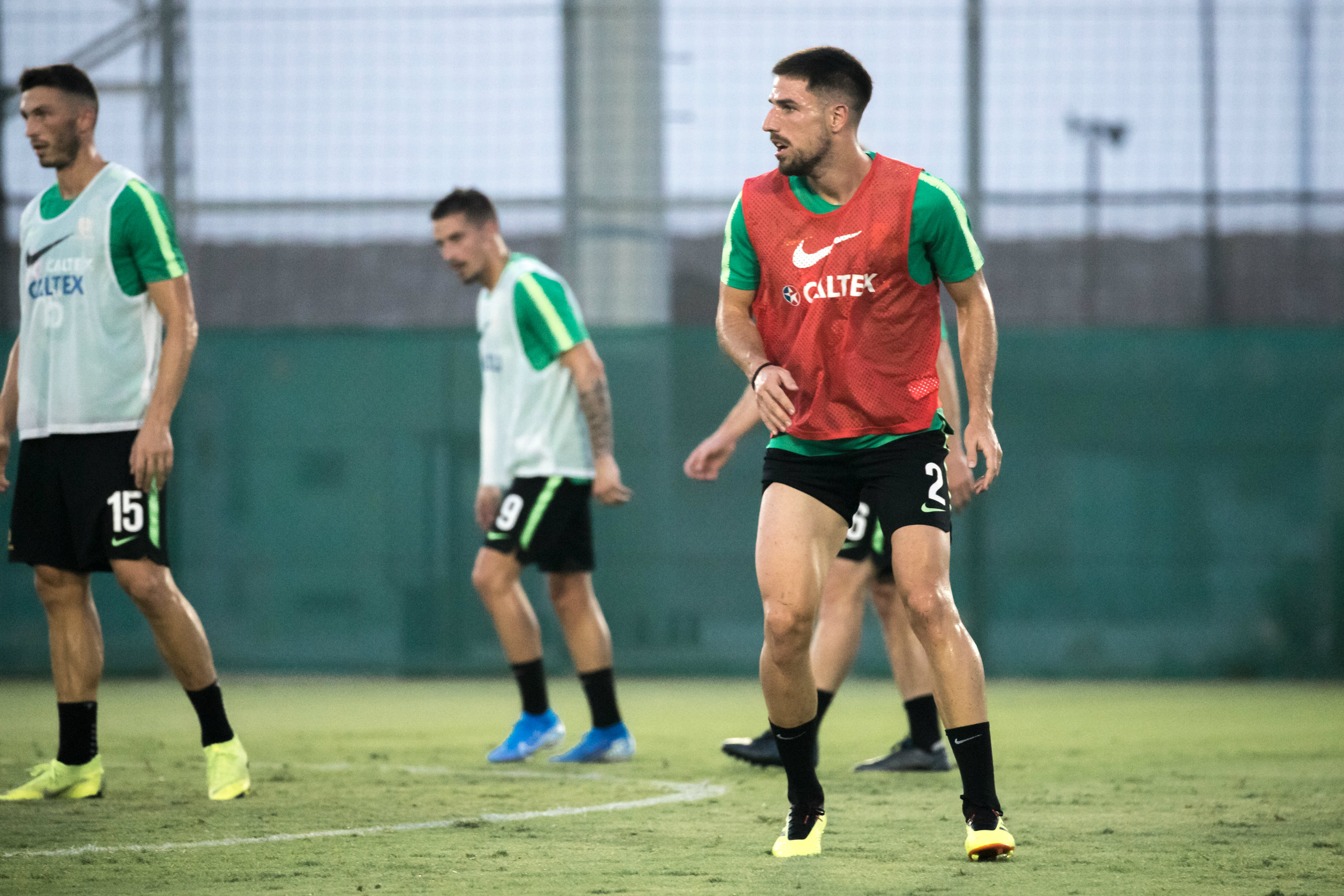 Milos Degenek working hard in Dubai ahead of next week's qualifier against Kuwait Milos Degenek working hard in Dubai ahead of next week's qualifier against Kuwait