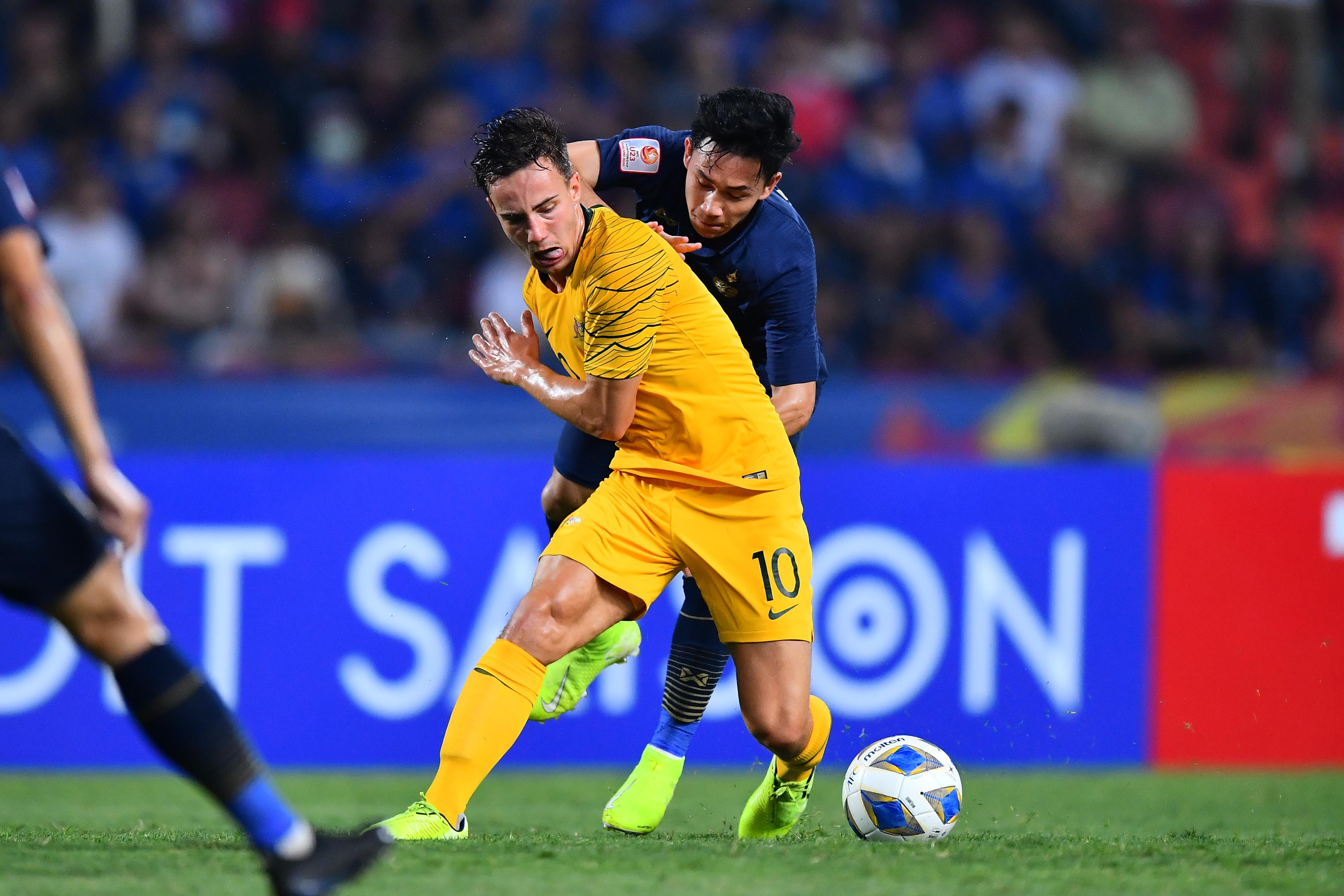 Australia U-23 midfielder Denis Genreau Australia U-23 midfielder Denis Genreau