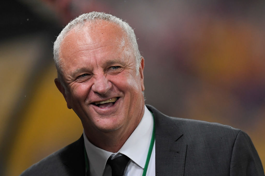 Arnie smiles Arnie smiles