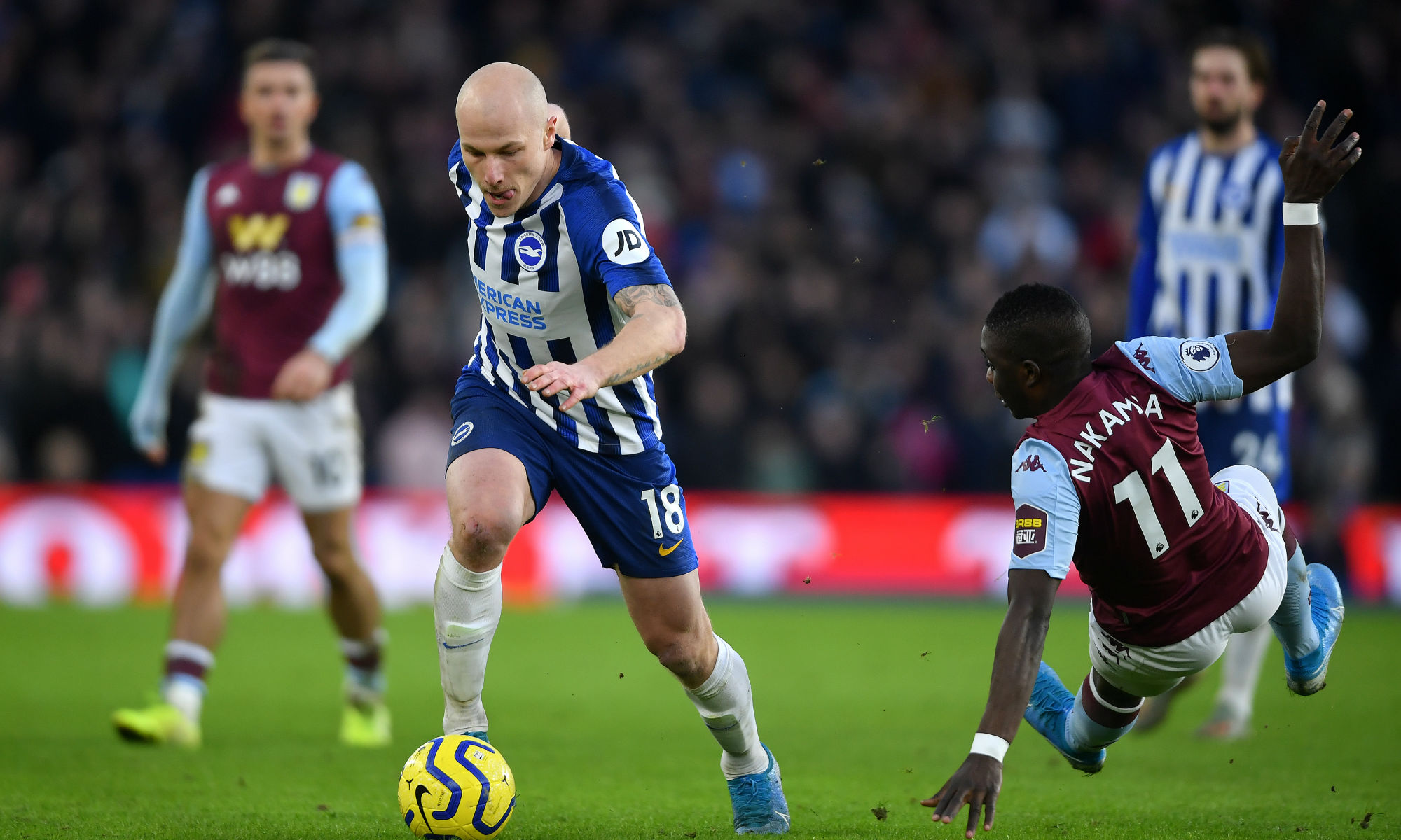 Mooy leaves Villa midfielder Marvellous Nakamba in his wake Mooy leaves Villa midfielder Marvellous Nakamba in his wake