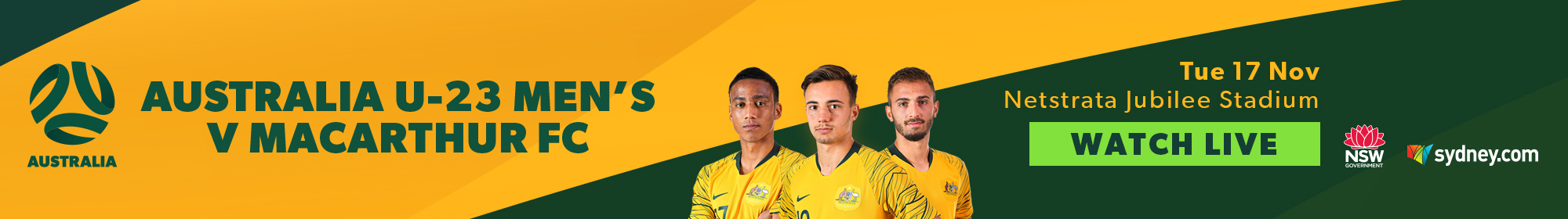 Olyroos U23s Men's Macarthur Australia Olyroos U23s Men's Macarthur Australia