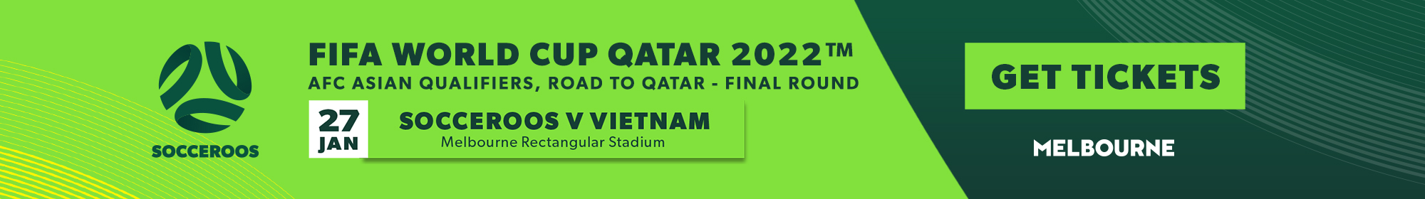 Thin Banner Buy Tickets Socceroos Vietnam Thin Banner Buy Tickets Socceroos Vietnam
