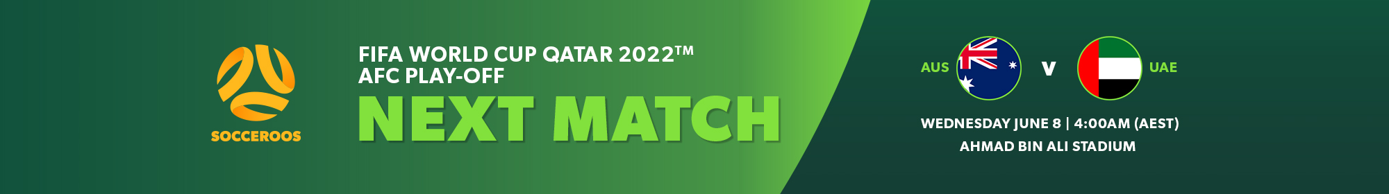 FIFA World Cup AFC Play-Off fixture details thin banner FIFA World Cup AFC Play-Off fixture details