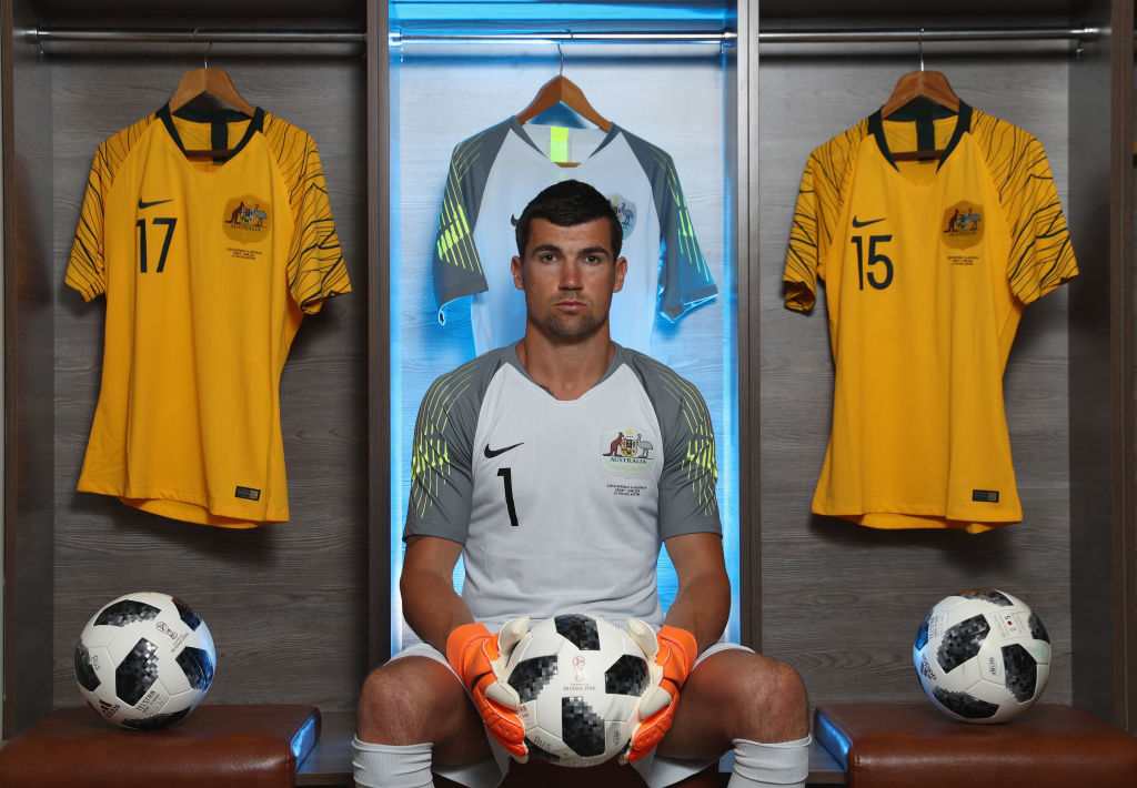 Mathew Ryan during a media session Mathew Ryan during a media session