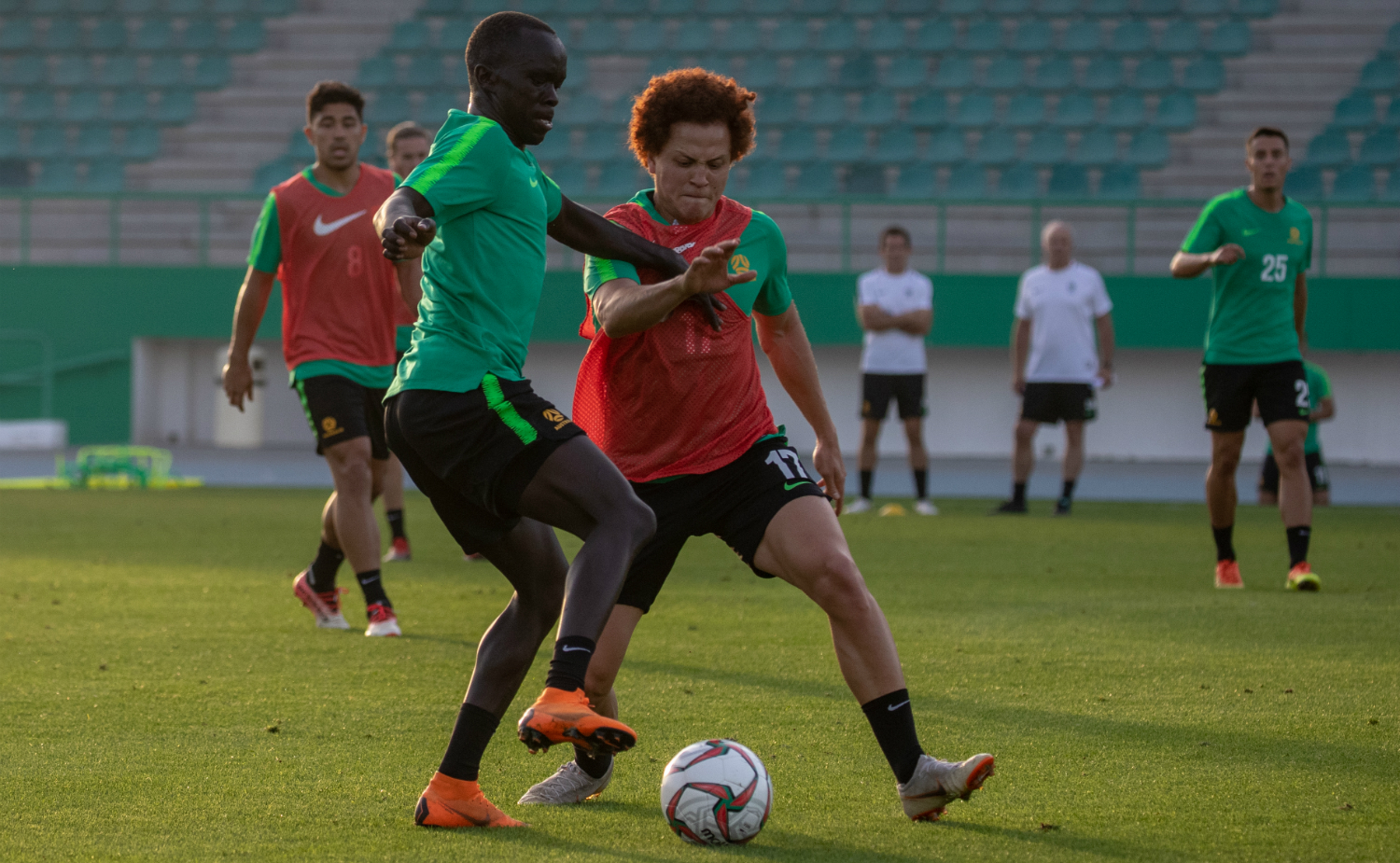 Awer Mabil and Mustafa Amini Awer Mabil and Mustafa Amini