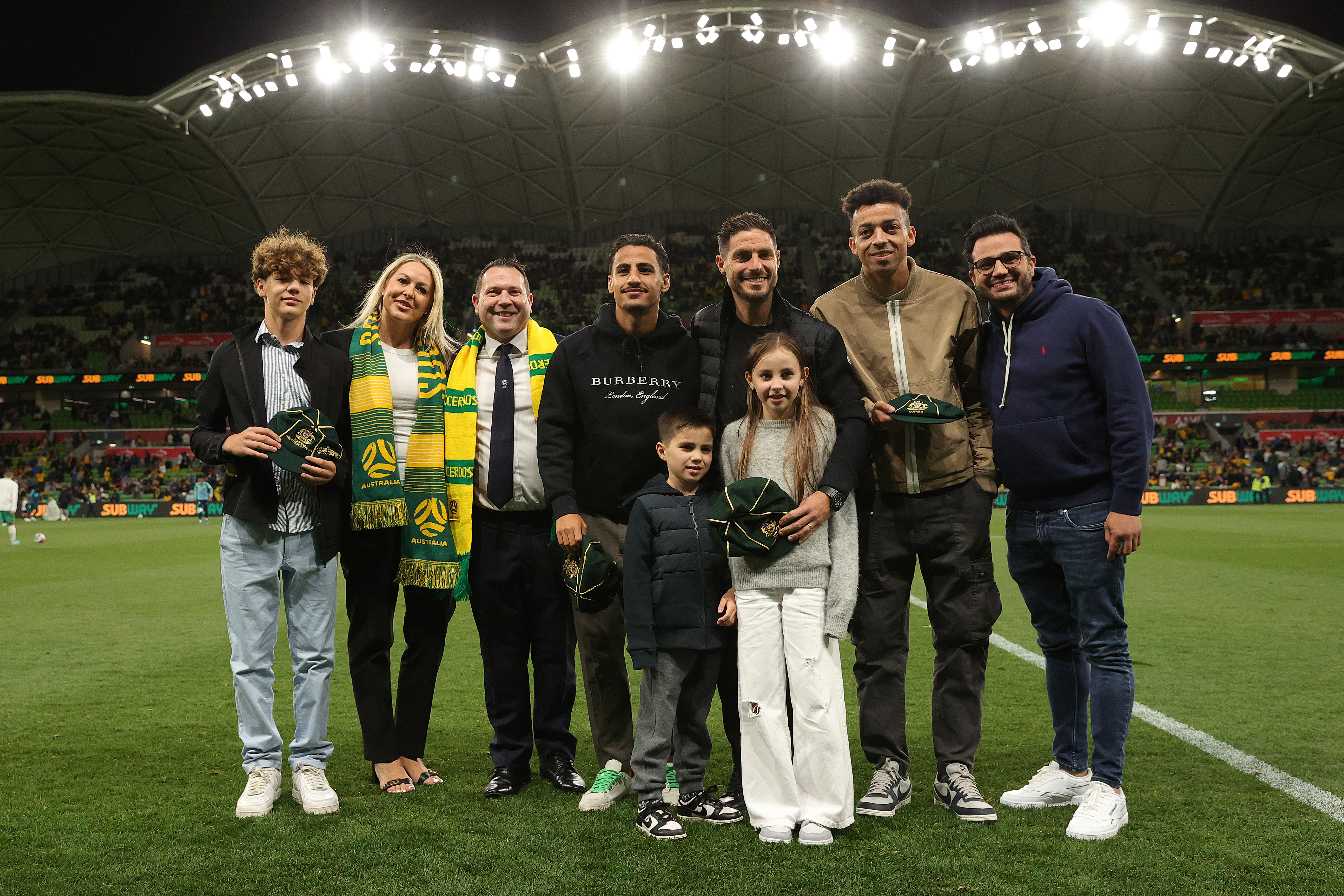 (Image: Kelly Defina) Fornaroli receives international cap #618