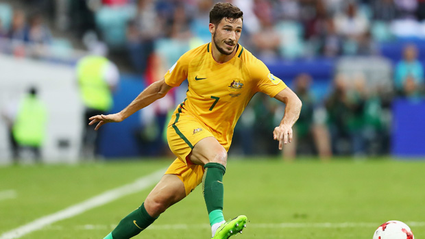 Mat Leckie and Mitch Langerak will meet on the opening day of the new Bundesliga season. Mat Leckie and Mitch Langerak will meet on the opening day of the new Bundesliga season.