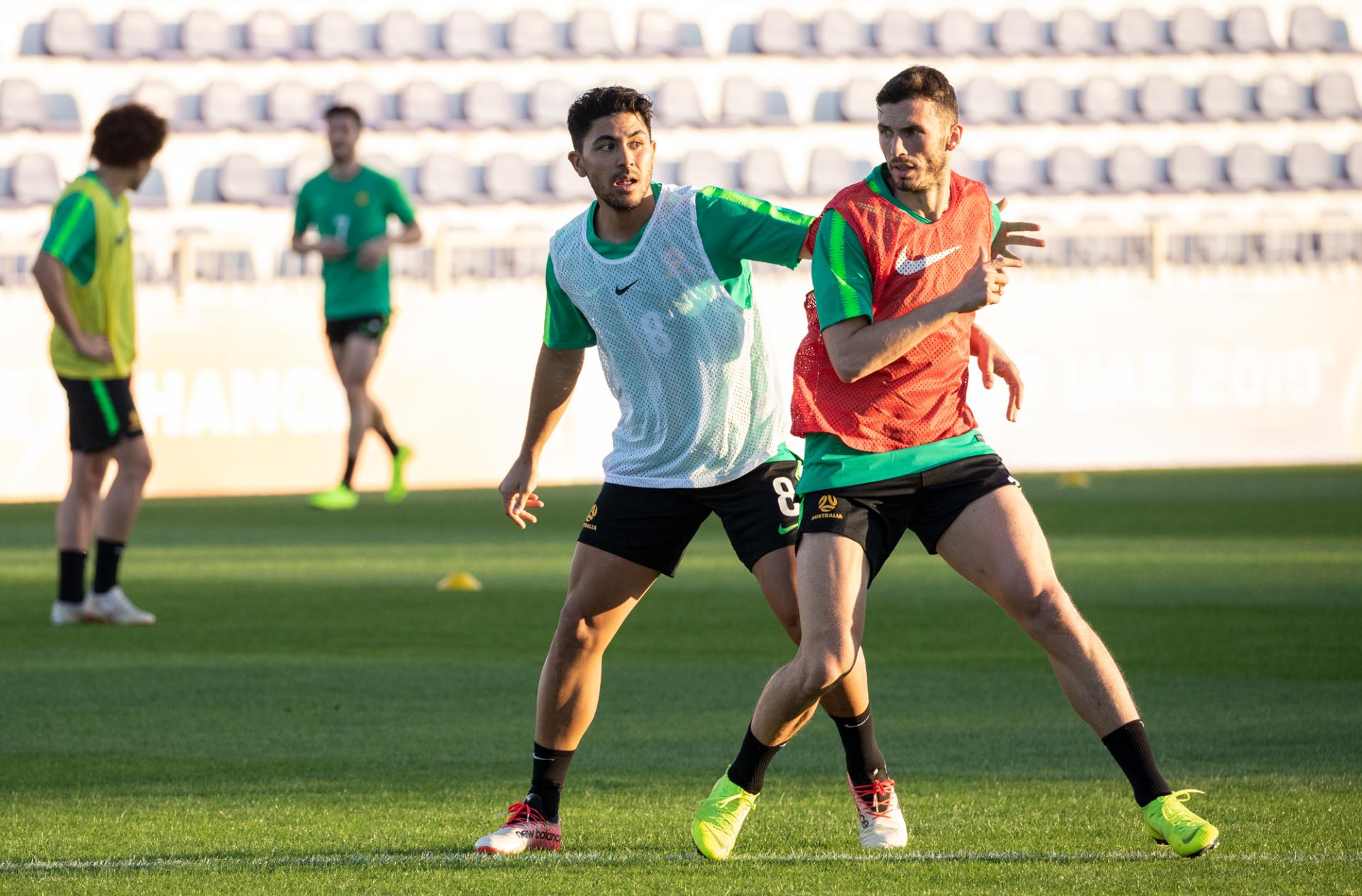 Massimo Luongo and Apostolos Giannou Massimo Luongo and Apostolos Giannou