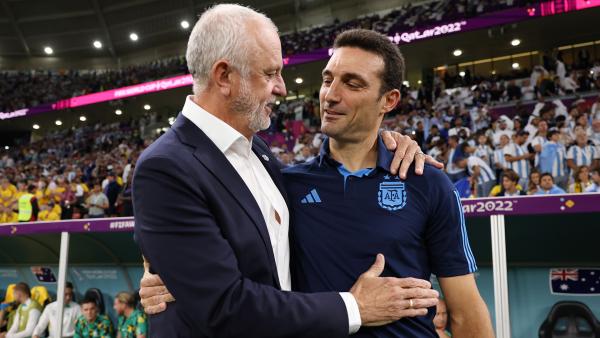 Graham Arnold and Lionel Scaloni Graham Arnold and Lionel Scaloni
