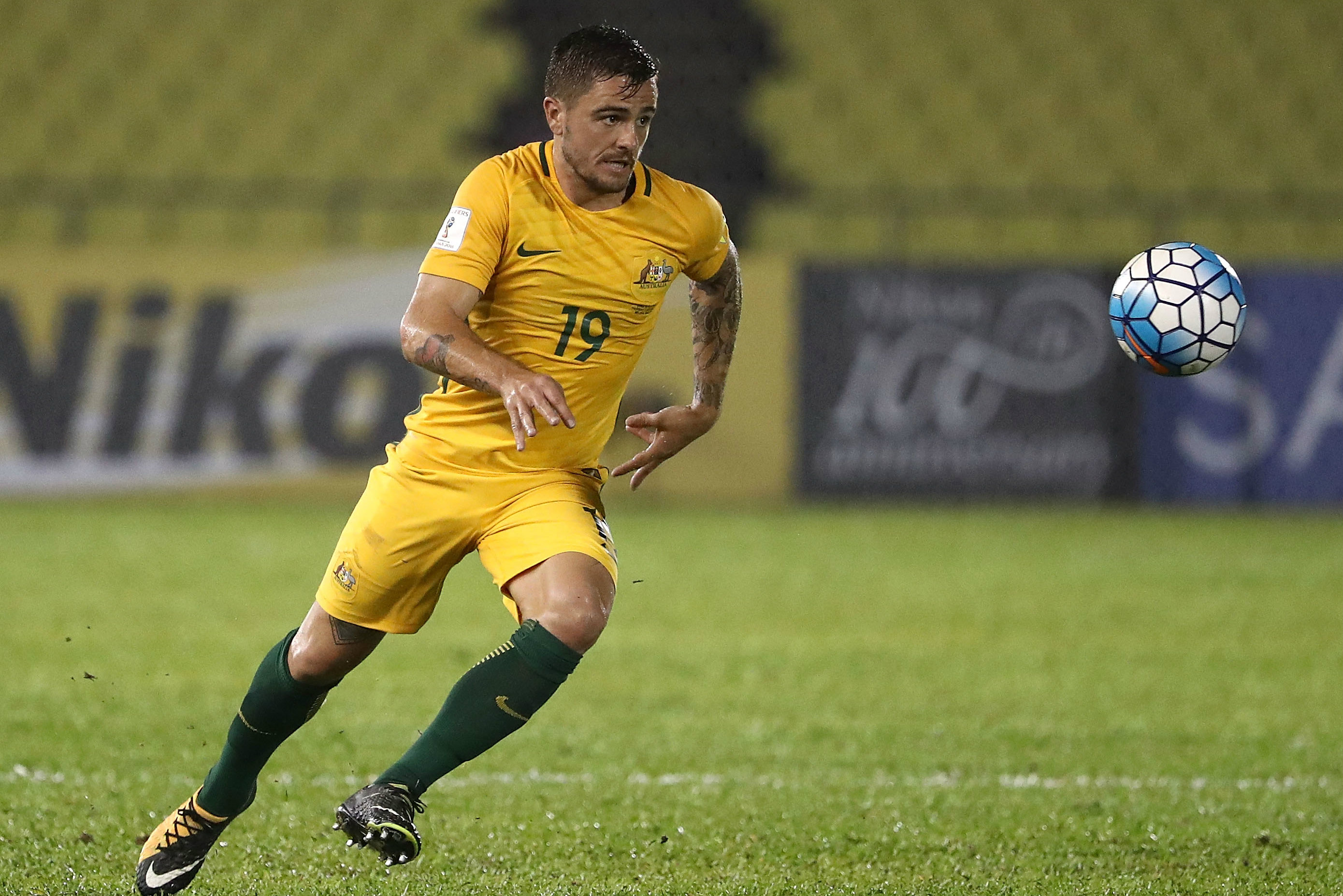 Josh Risdon was excellent for the Caltex Socceroos in the first leg.