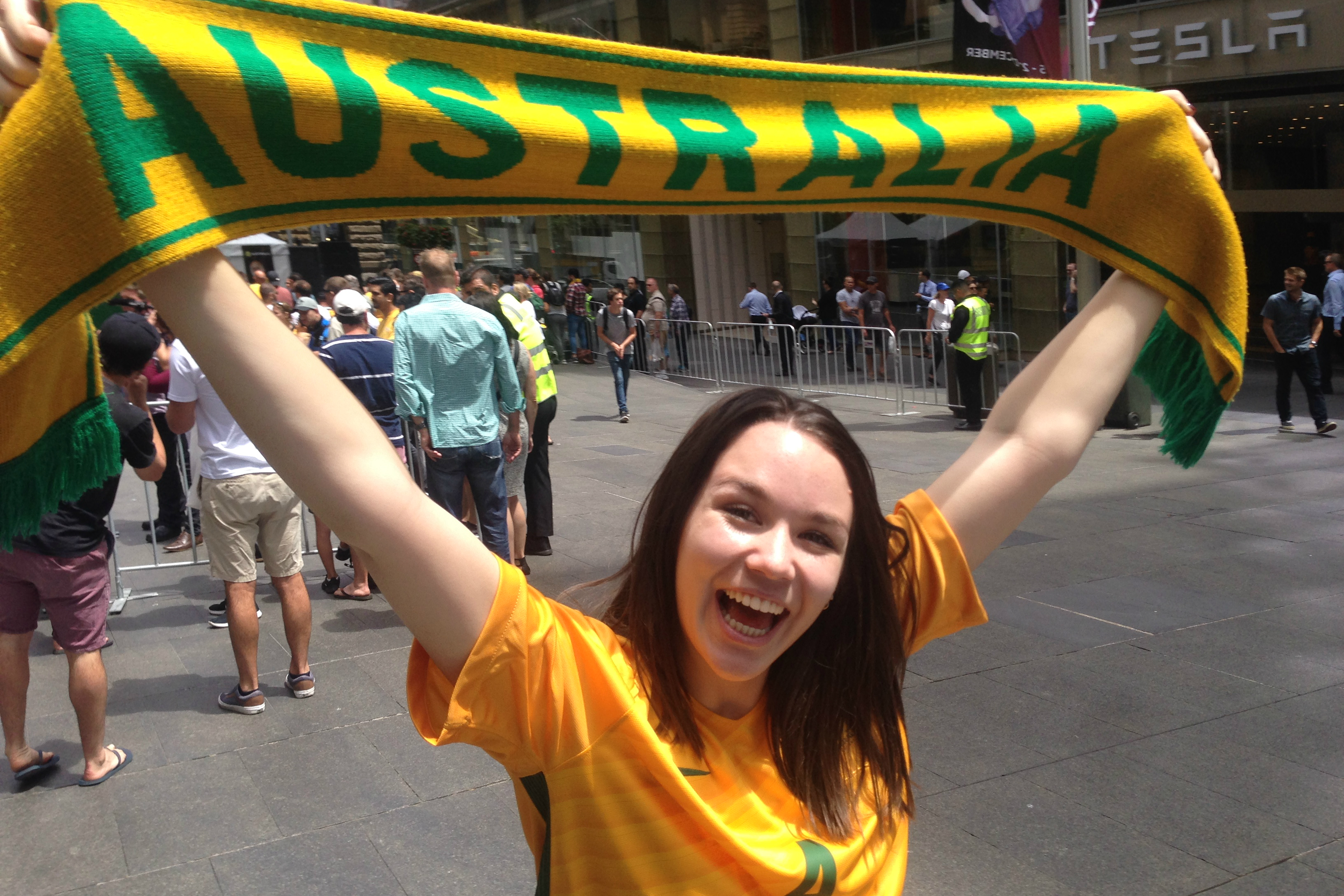 Socceroos fan