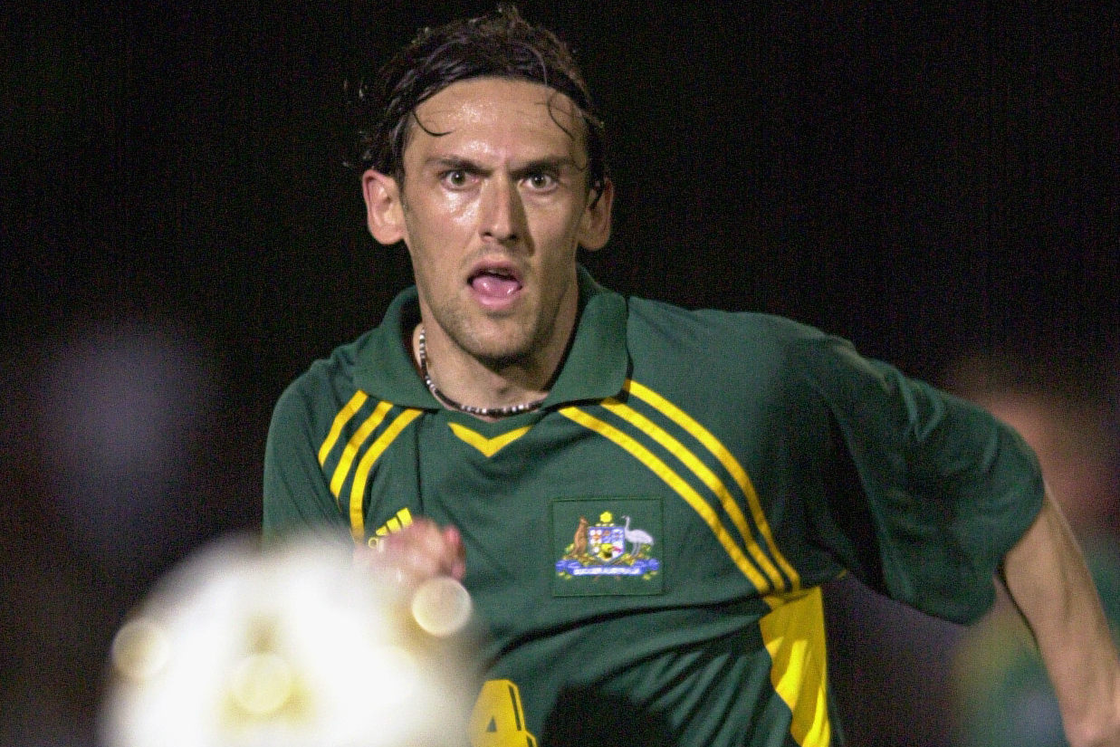 Tony Popovic made his Socceroos debut against Colombia in 1995.