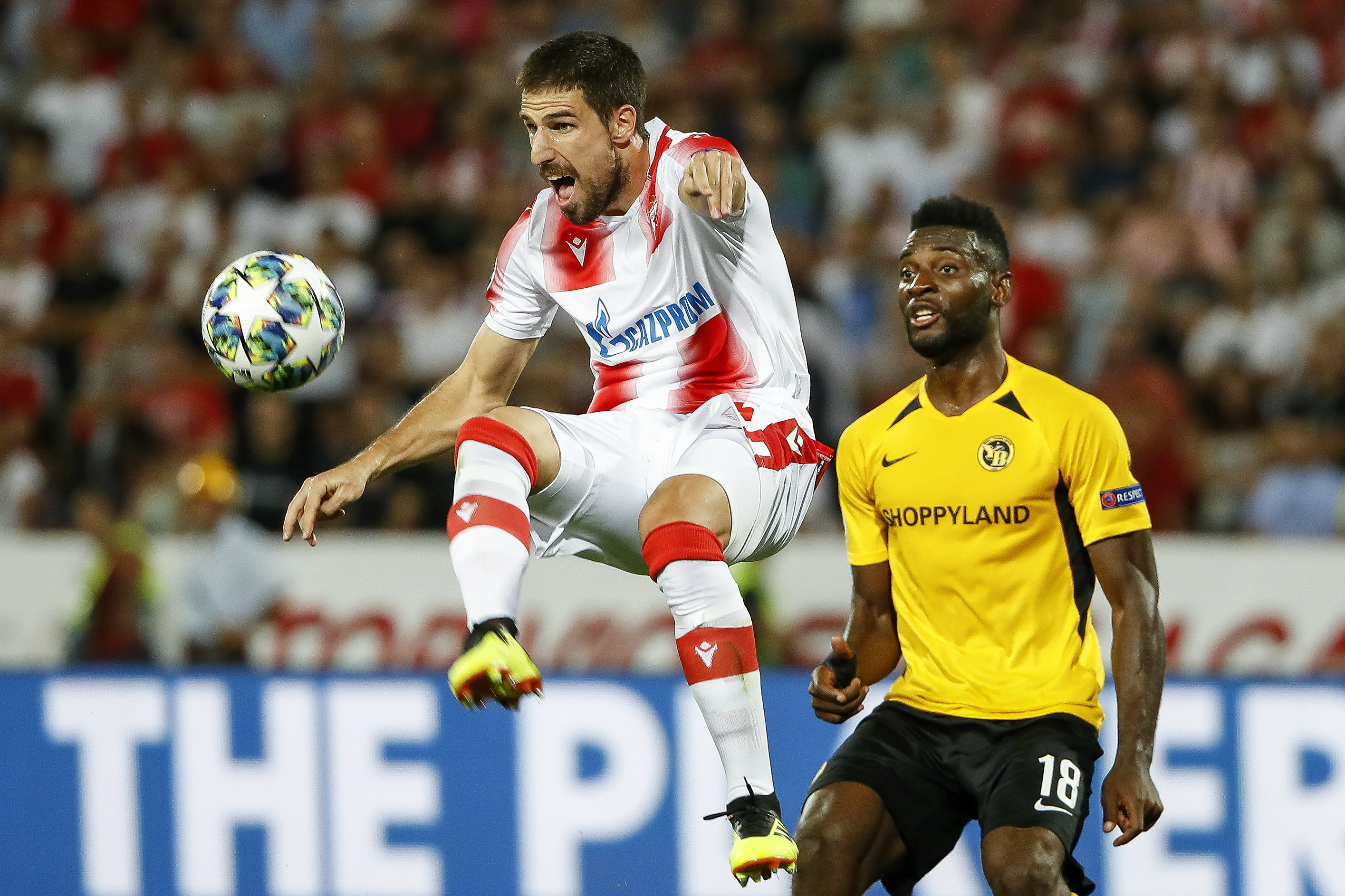 Milos Degenek had a superb game in defence to help Red Star qualify for the Champions League