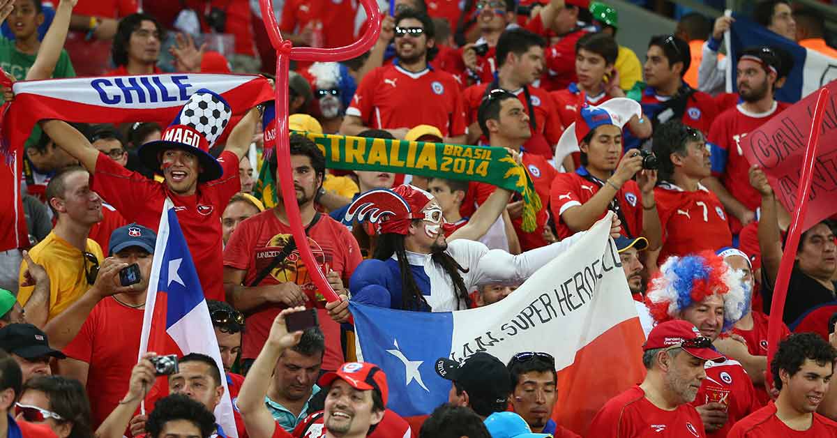Chile fans socceroos australia world cup