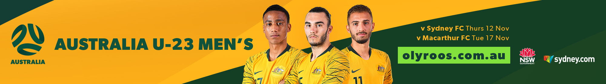 Olyroos Australia U23s Thin Banner