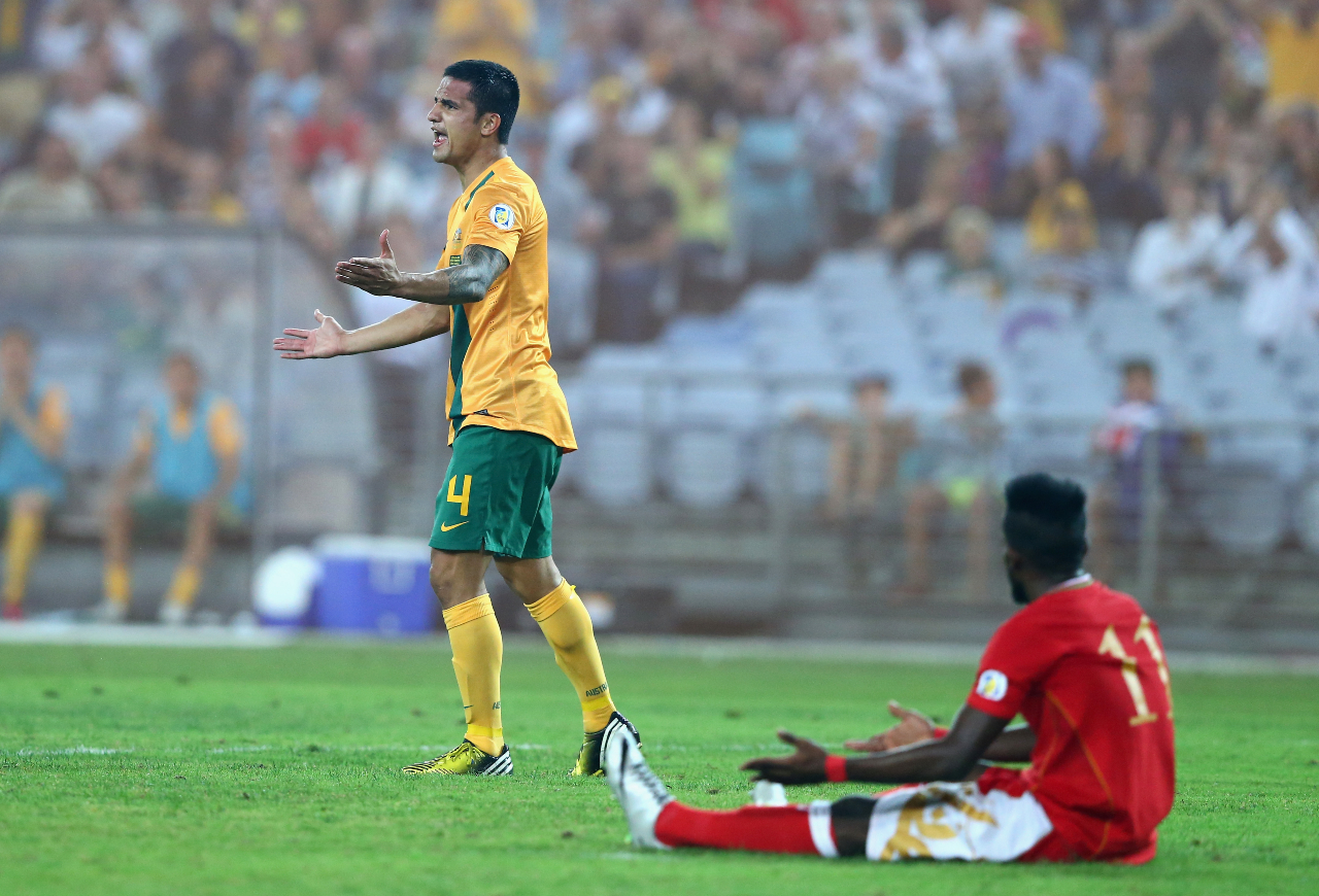 Tim Cahill Socceroos v Oman 2013